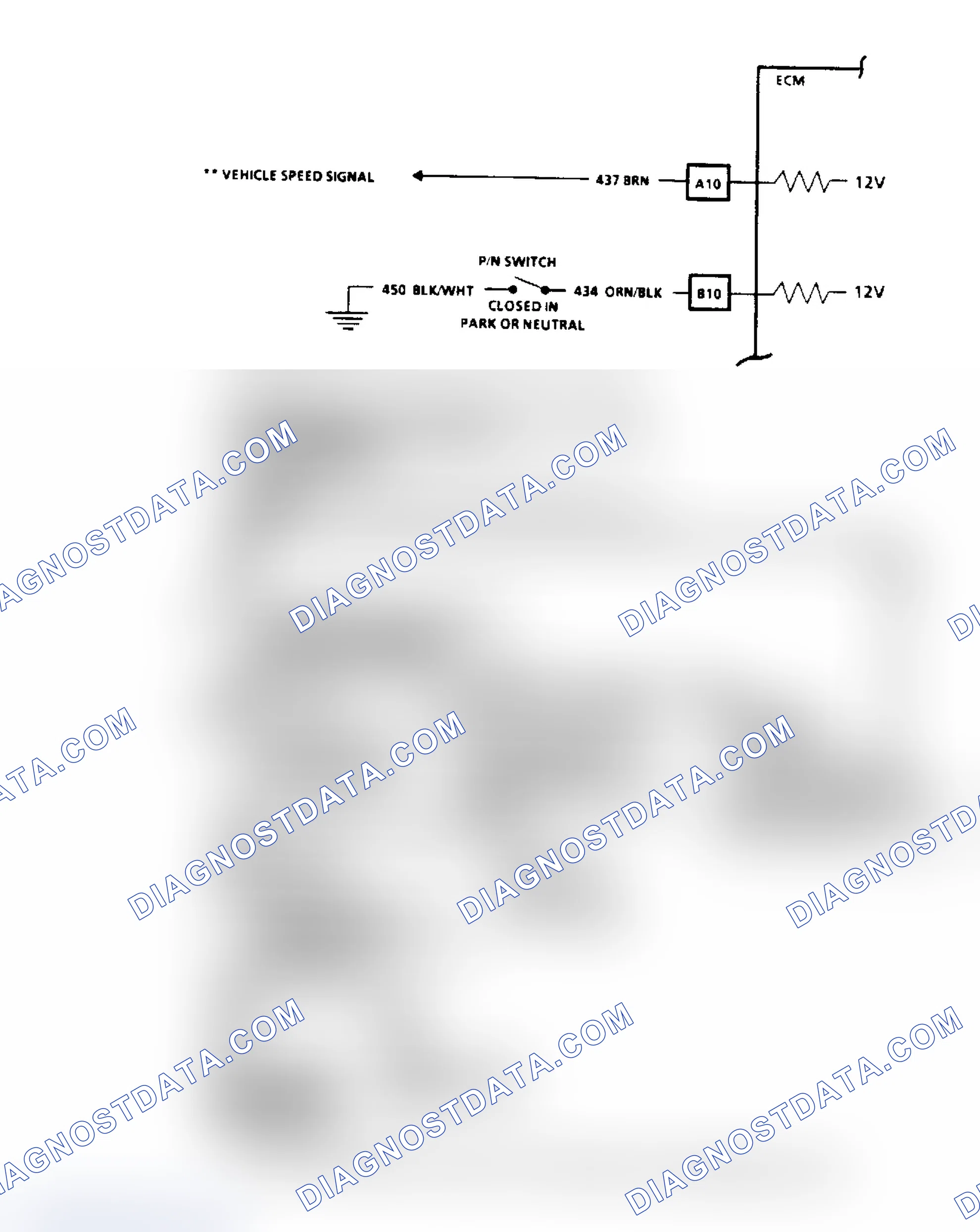Scheme 59: Code 24, Vehicle Speed Sensor (VSS) Flow Chart & Schematic