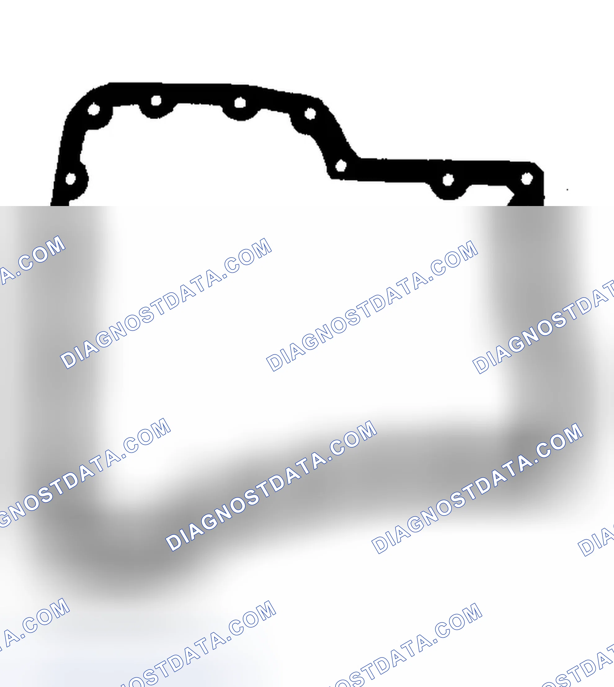 Scheme 9: Identifying Oil Pan Gasket (LJ4A-EL)