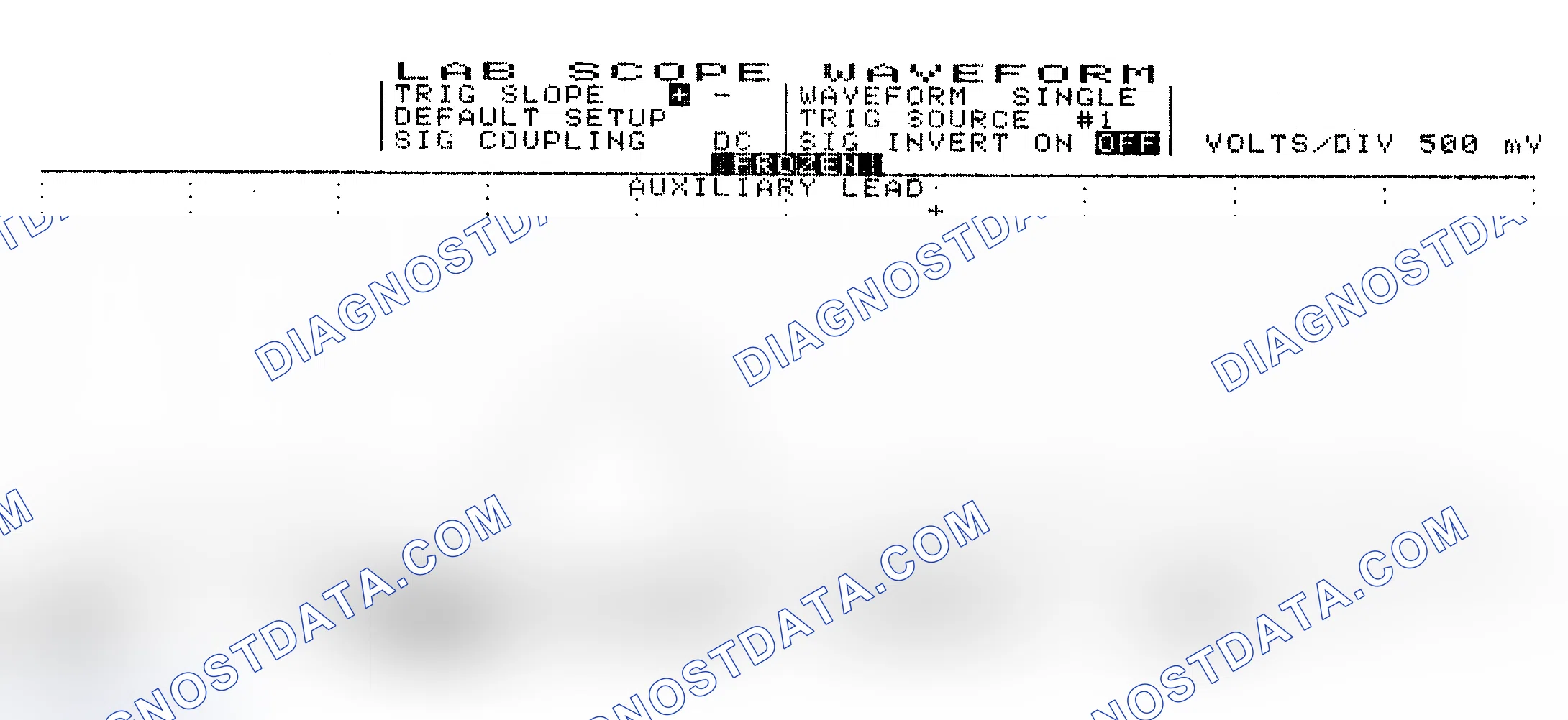 Scheme 10: Single Injector w/Excessive Current Flow - Current Pattern