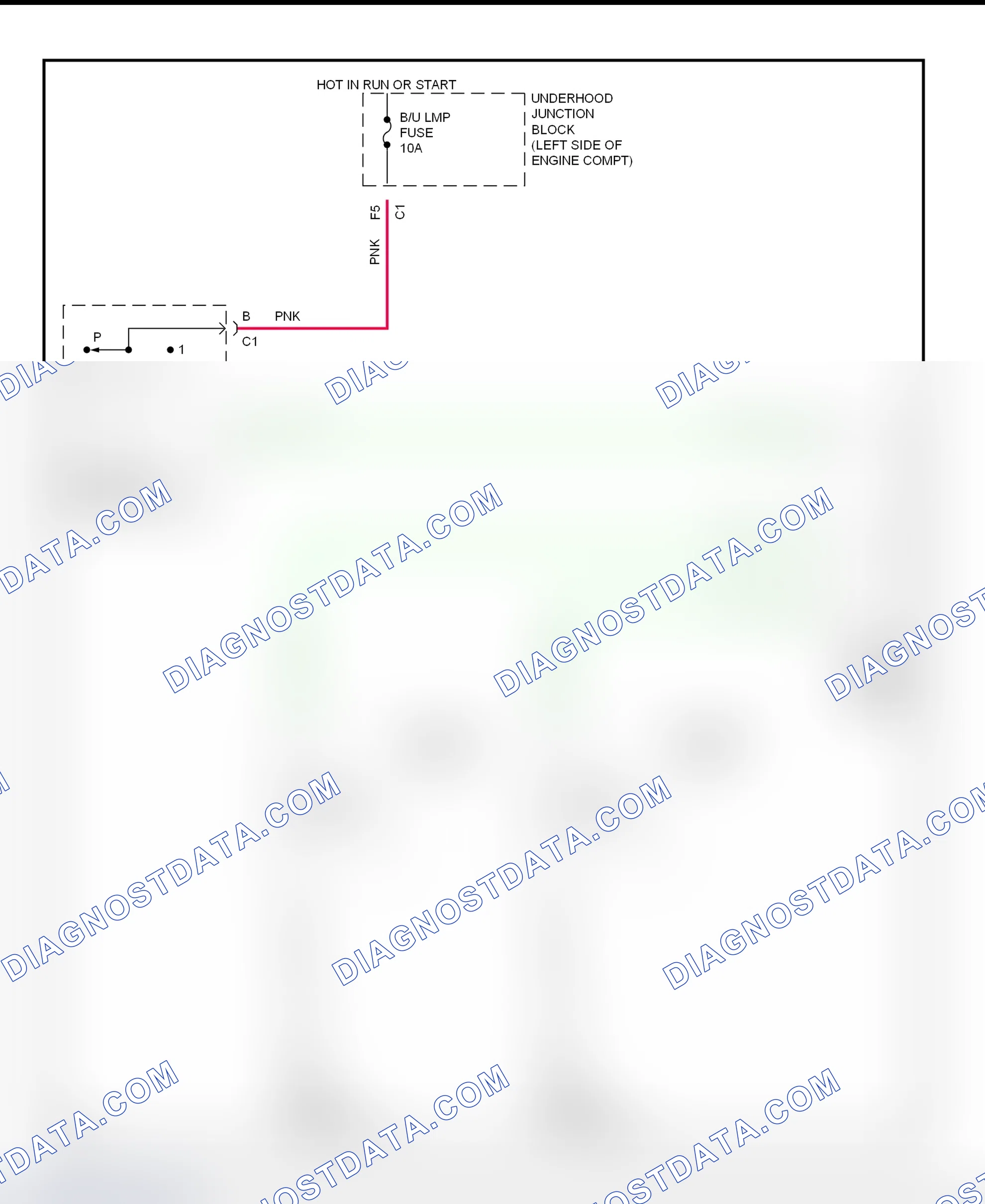 Scheme 54: Back-Up Lights Wiring Diagram (Cutlass & Malibu)