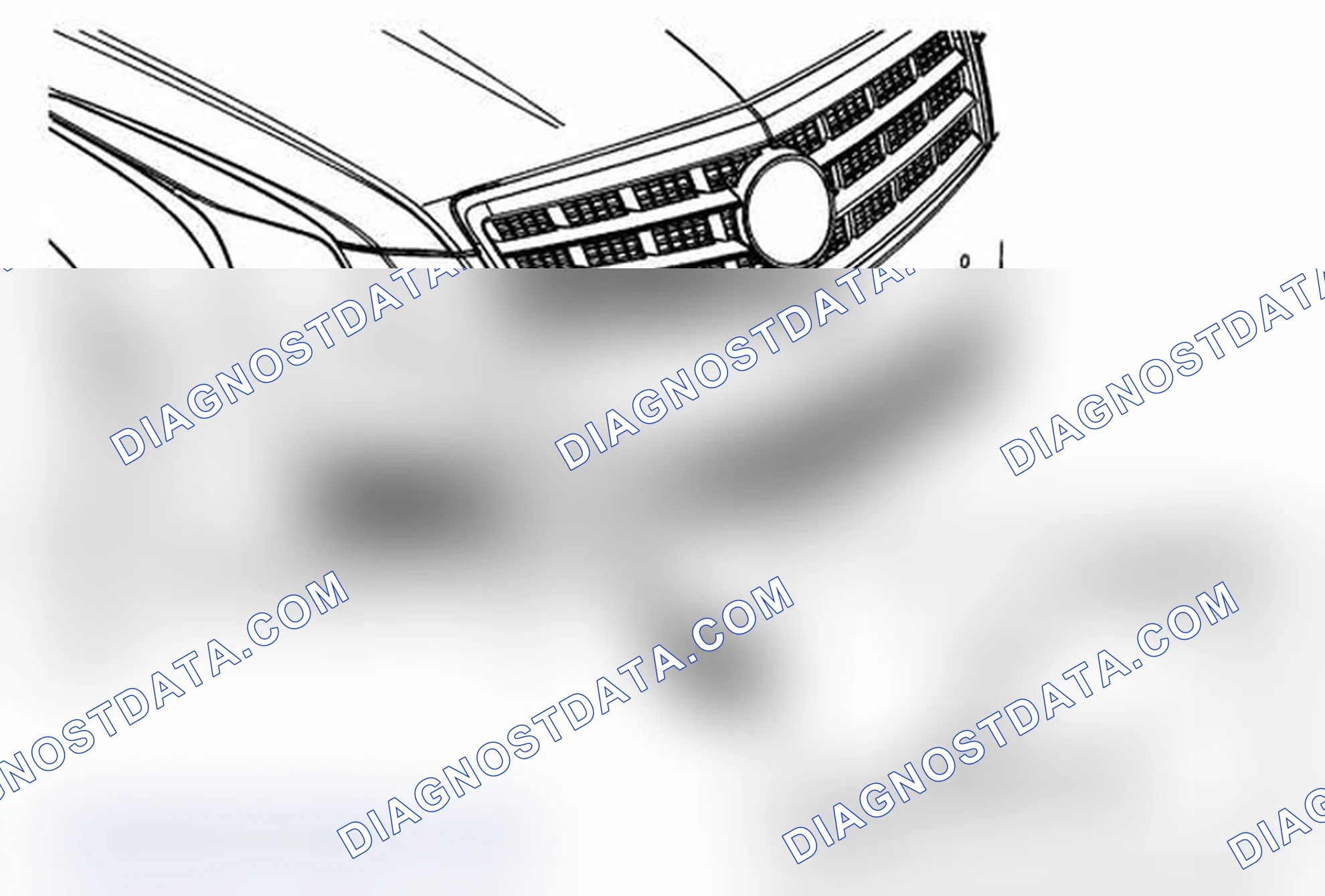 Scheme 9: Front Bumper Fascia Front Tow Hook Access Hole Cover Replacement