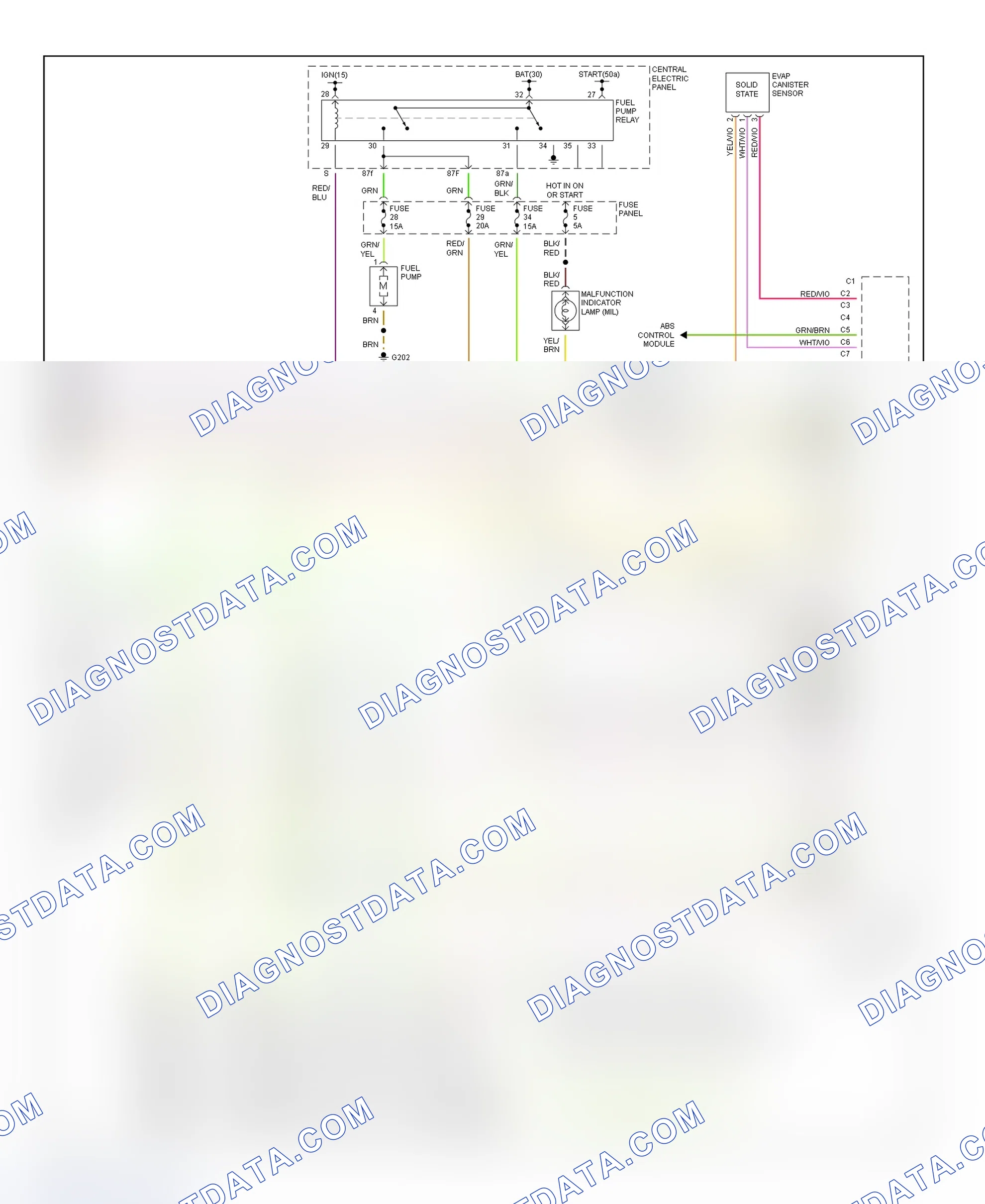 Scheme 2: Wiring Diagram (A4 2.8L - 2 Of 2)