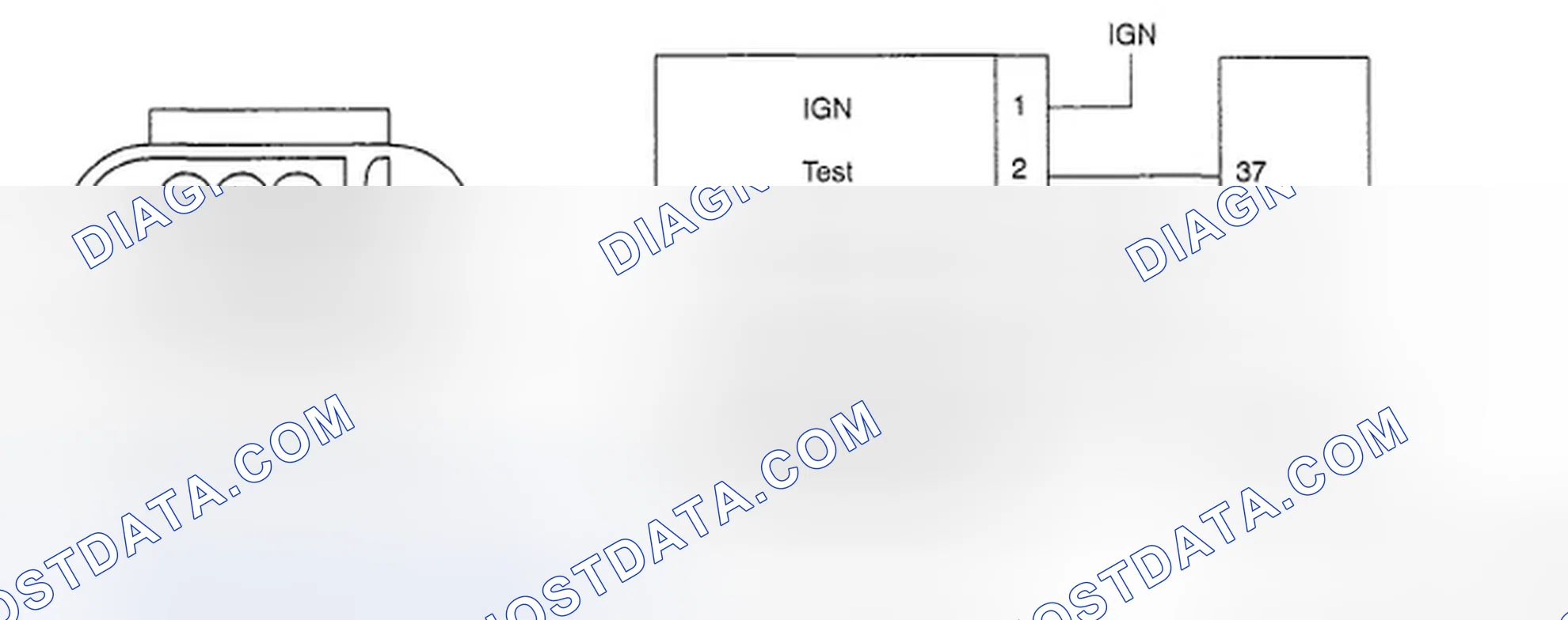Scheme 101: CIRCUIT DIAGRAM (YAW-RATE & LATERAL G SENSOR)