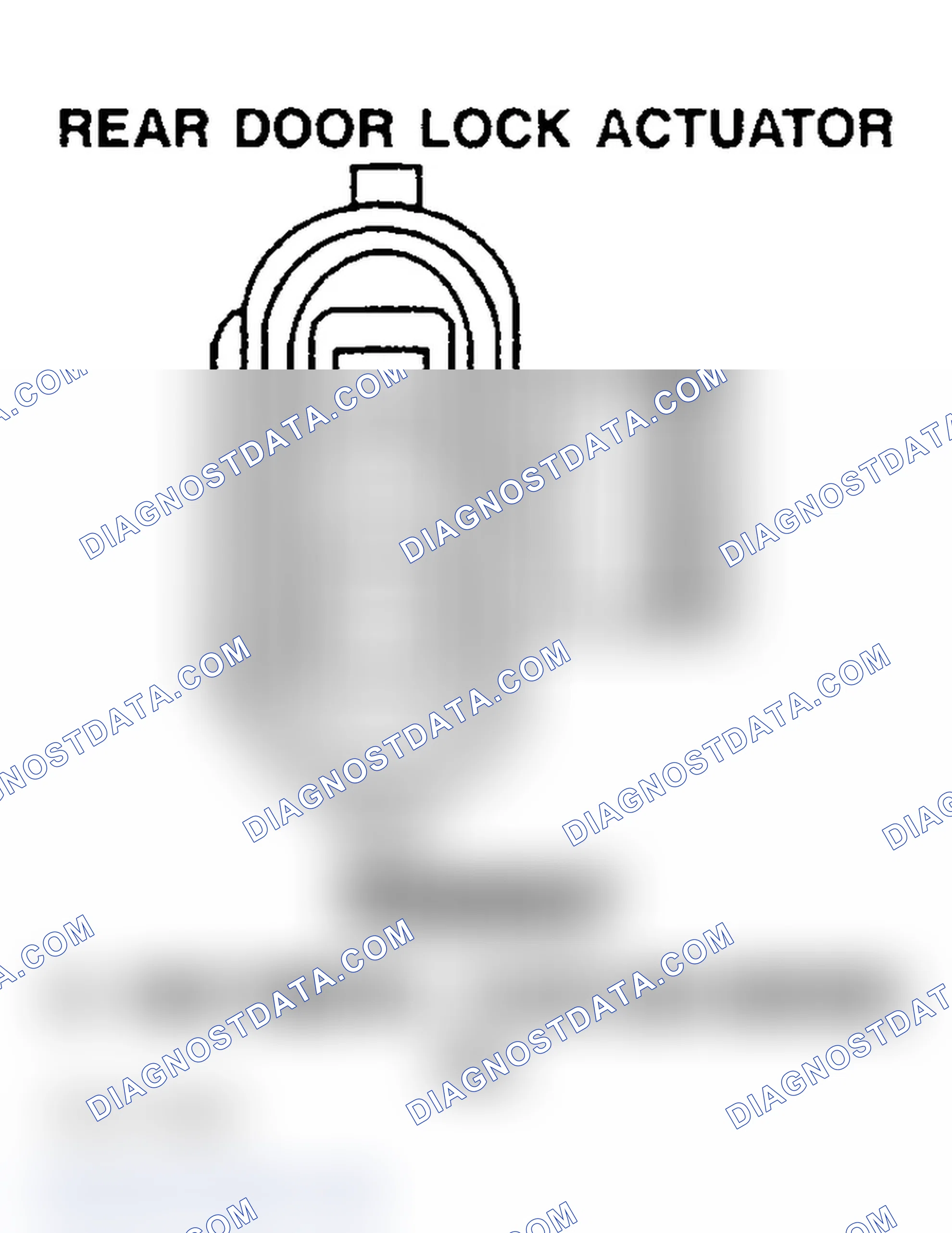 Scheme 188: DOOR LOCK ACTUATOR (REAR)