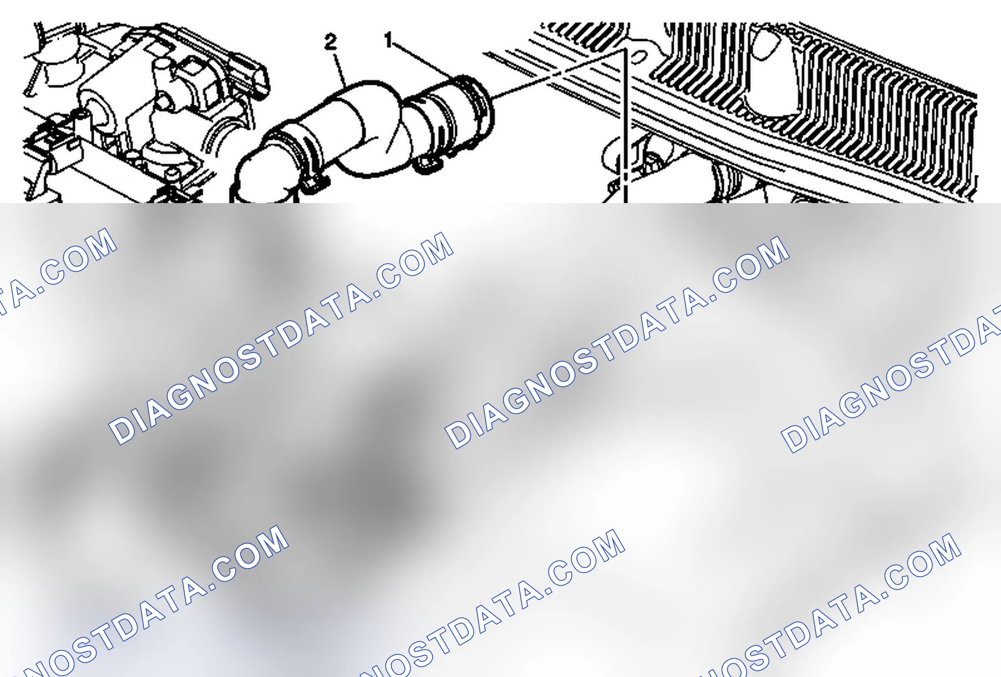 Scheme 19: Heater Outlet Hose Replacement (LUK)