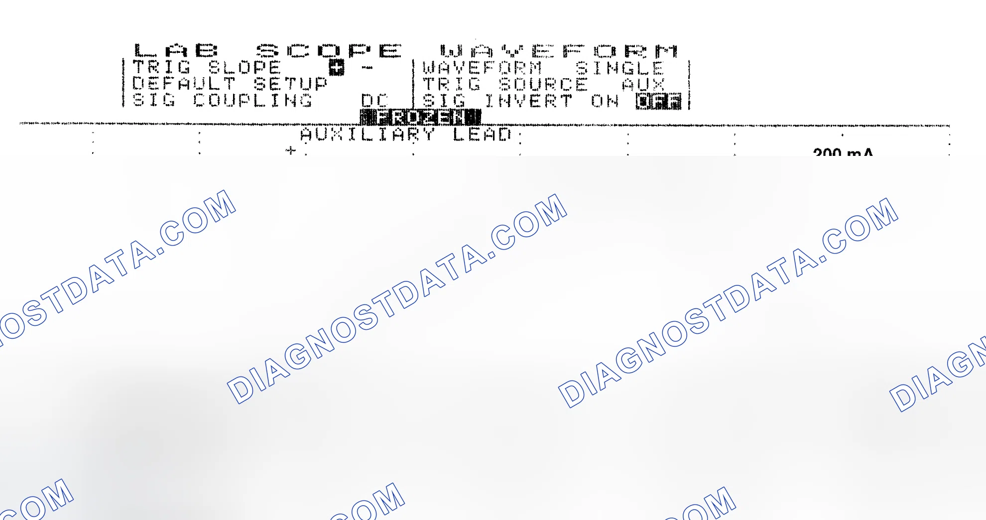 Scheme 13: Single Injector w/Normal Current Flow - Current Pattern