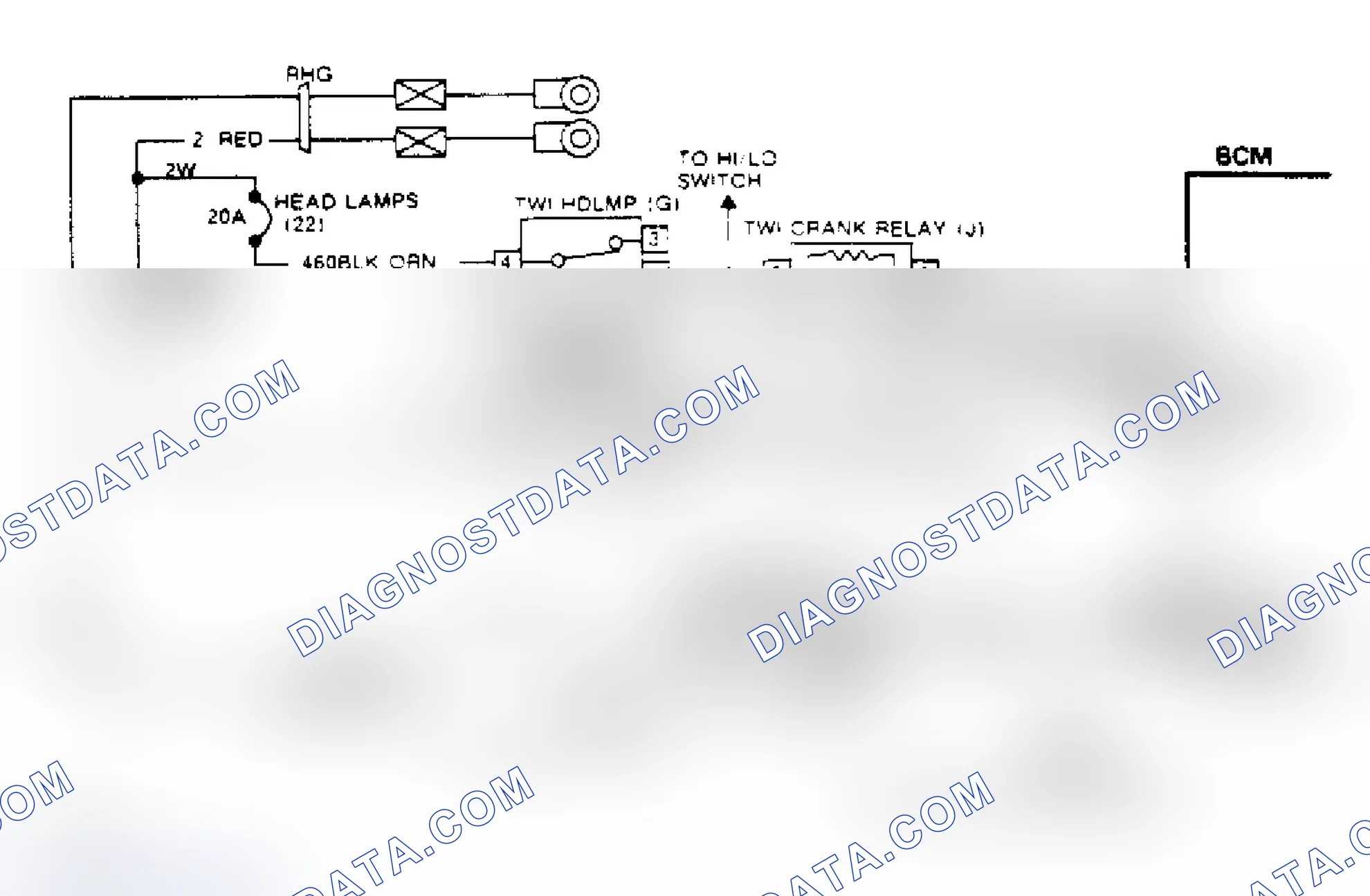 Scheme 178: Code B420, Wiring Diagram Twilight Light Relay Circuits (Toronado)