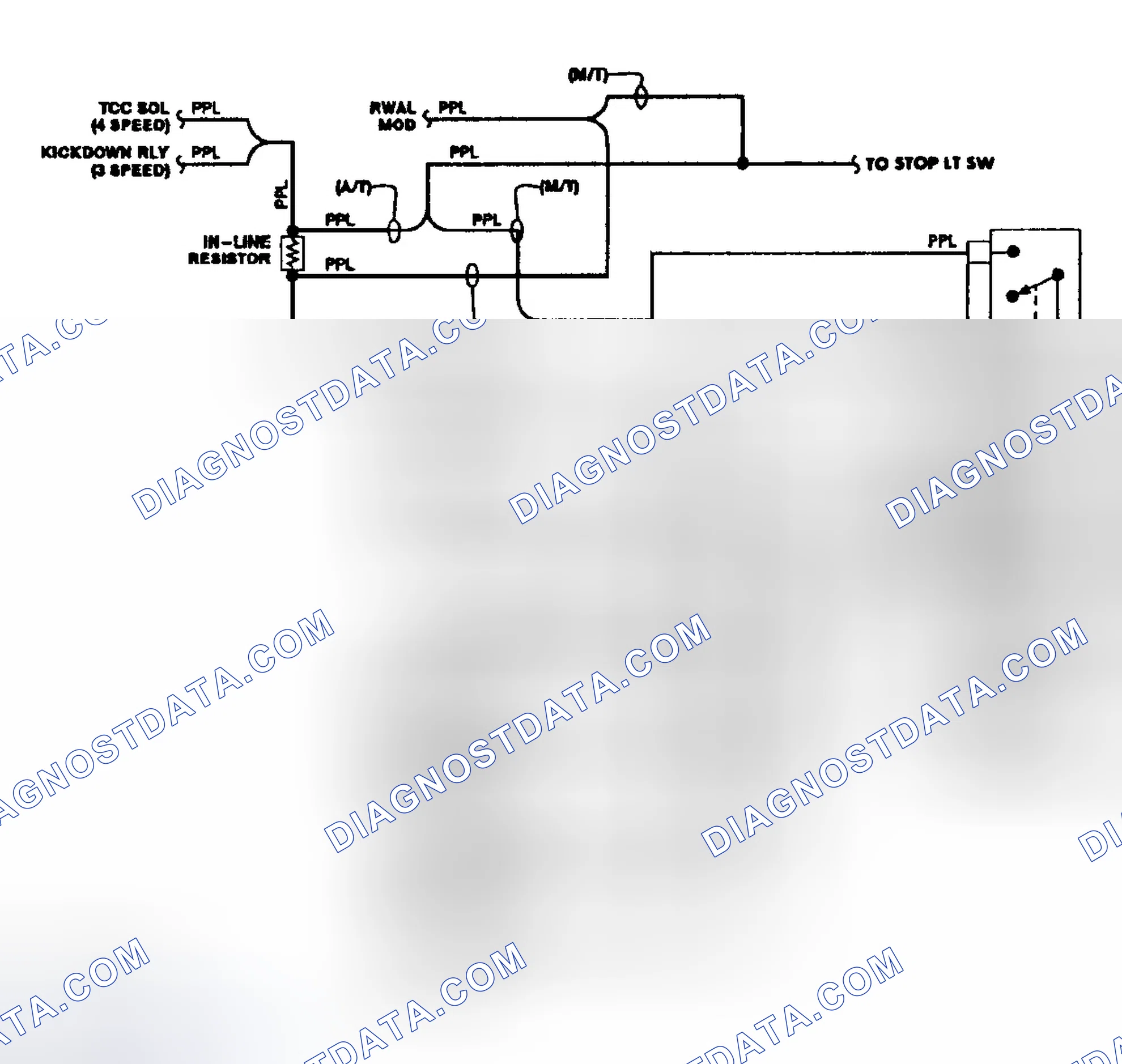 Scheme 3: Transfer Case Circuit (1989)