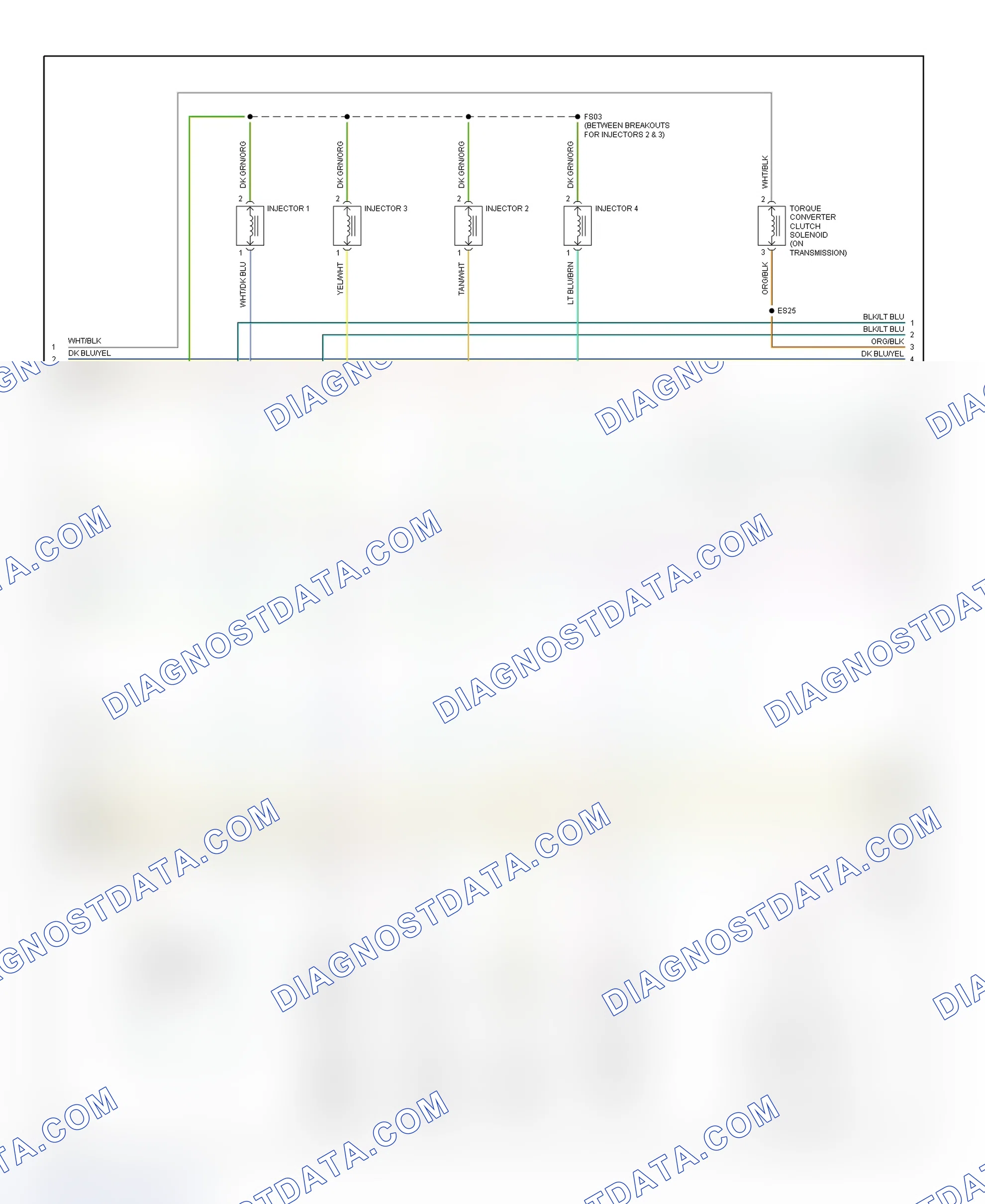 Scheme 11: PCM Wiring Diagram (Caravan & Voyager - 2.4L - 2 Of 3)