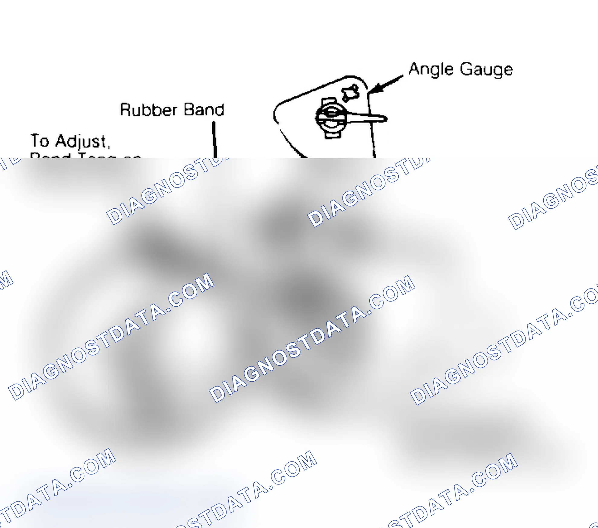 Scheme 57: Choke Rod (Fast Idle Cam) Adjustment Bend tang on fast idle cam to adjust.
