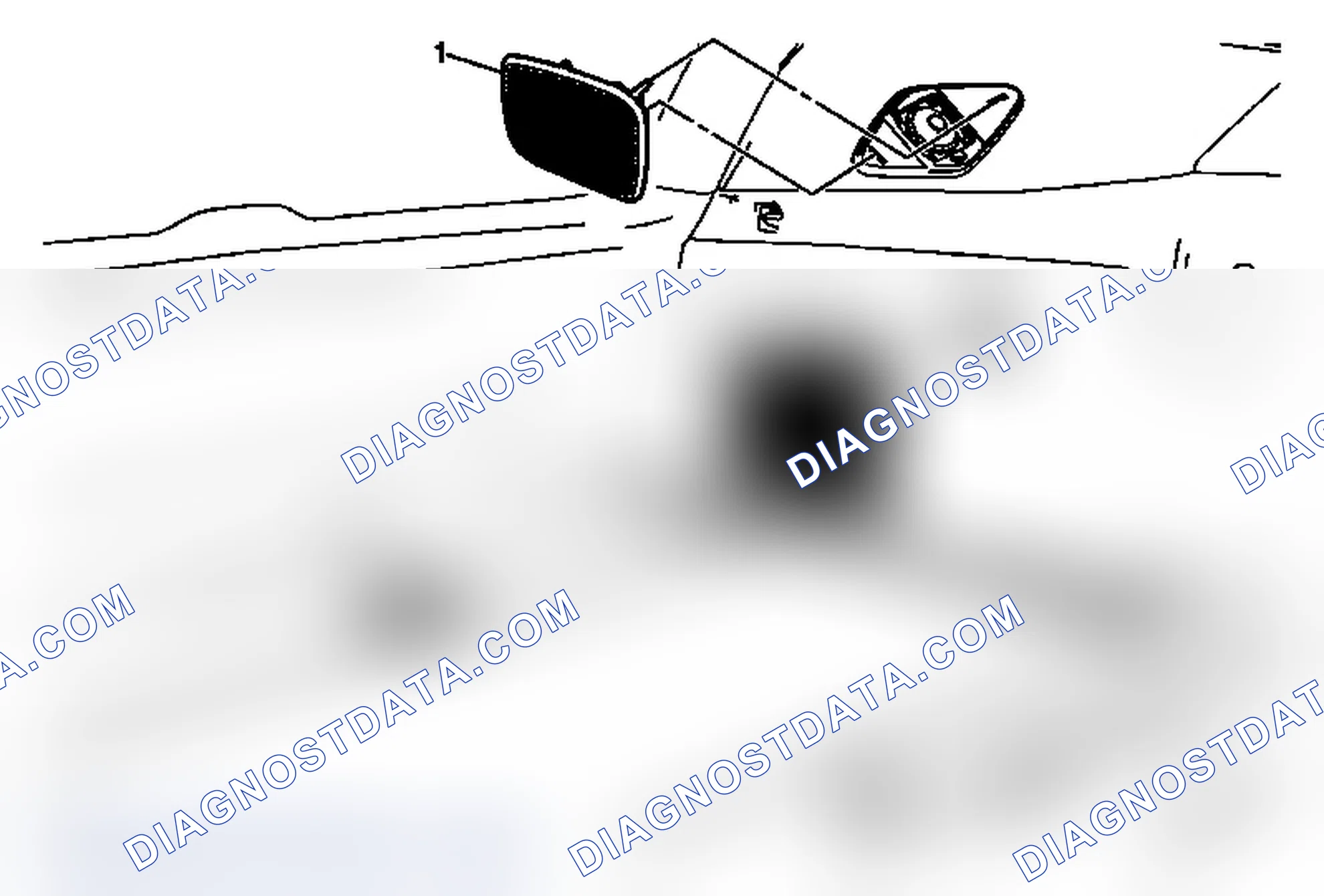 Scheme 42: Radio Body Rear Corner Upper Garnish Molding Speaker Grille Replacement (Wagon)