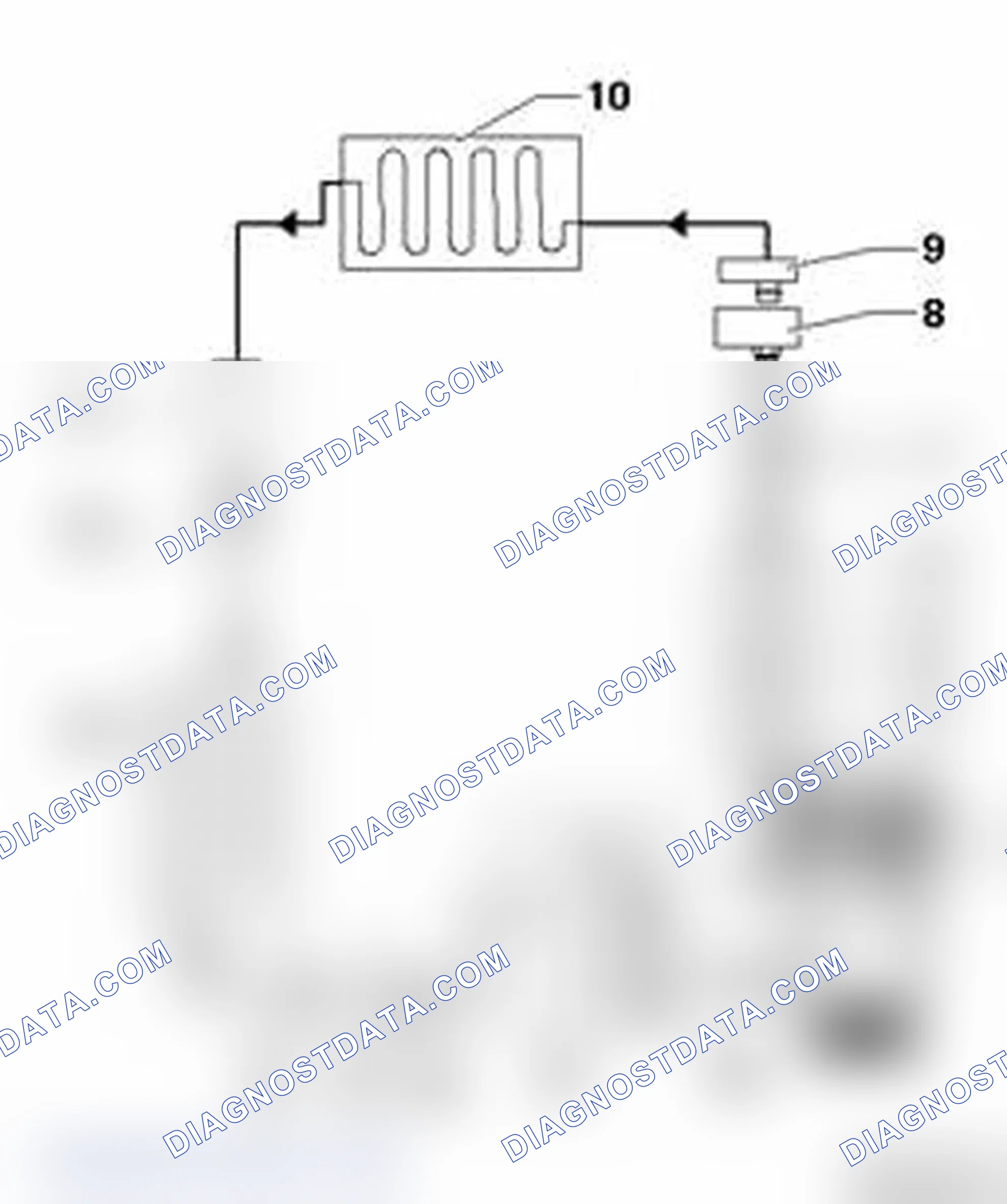 Scheme 32: Refrigerant circuit with restrictor and reservoir