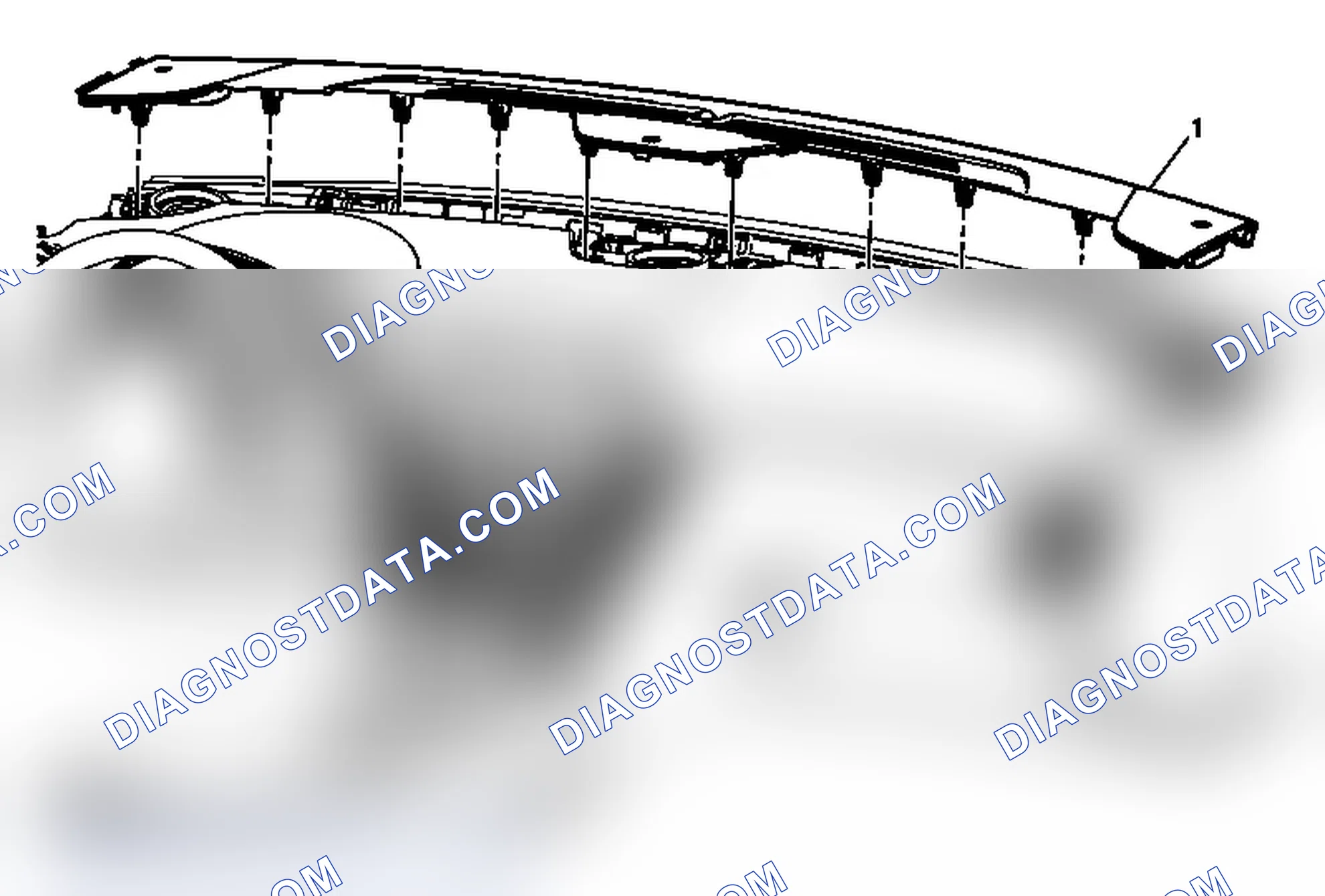Scheme 95: Windshield Defroster Nozzle Grille Replacement (Left Hand Drive)