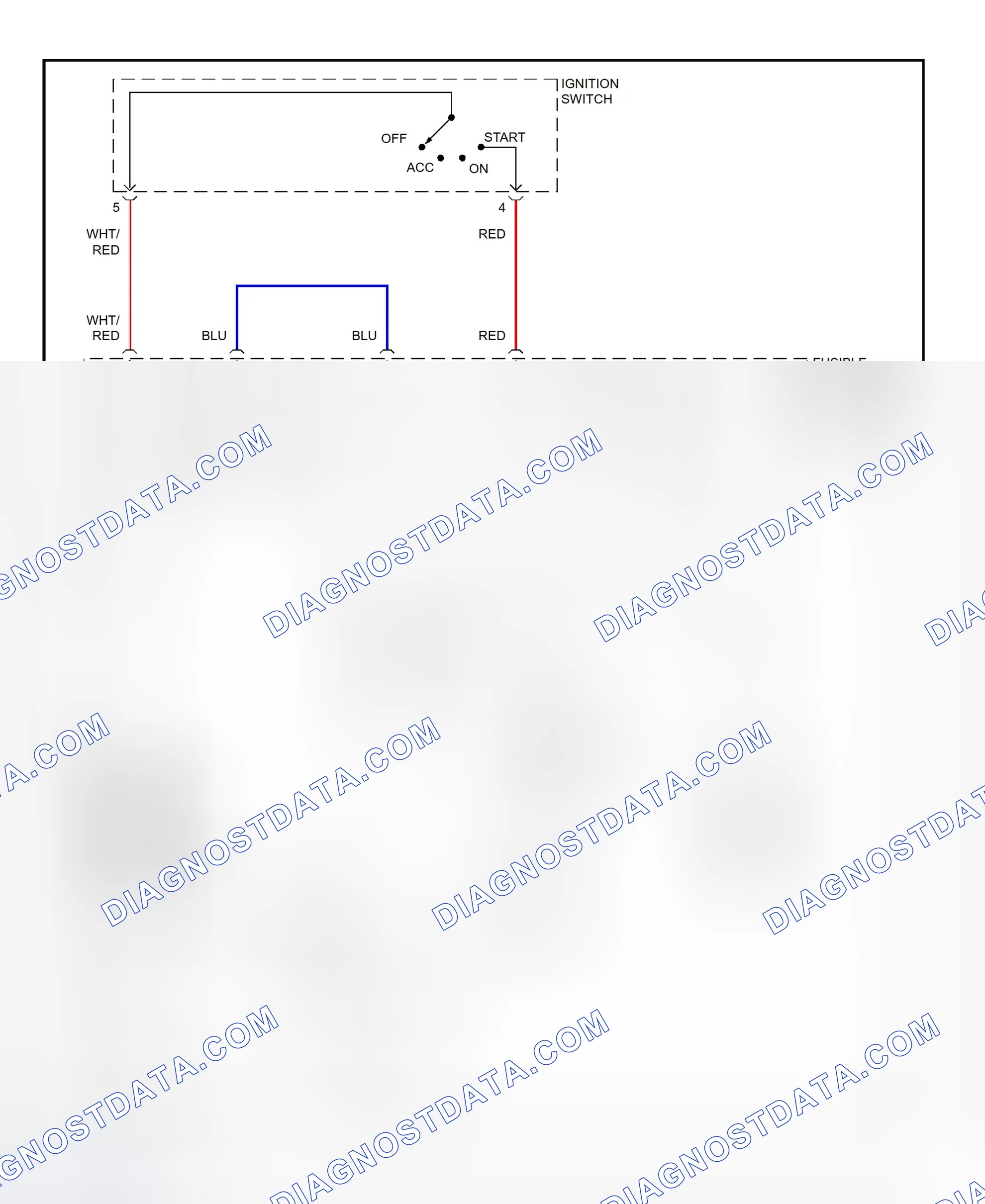 Fig. 27: Starting System Wiring Diagram (MR2)