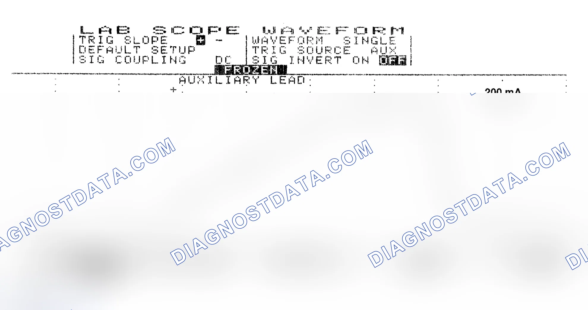 Scheme 13: Single Injector w/Normal Current Flow - Current Pattern