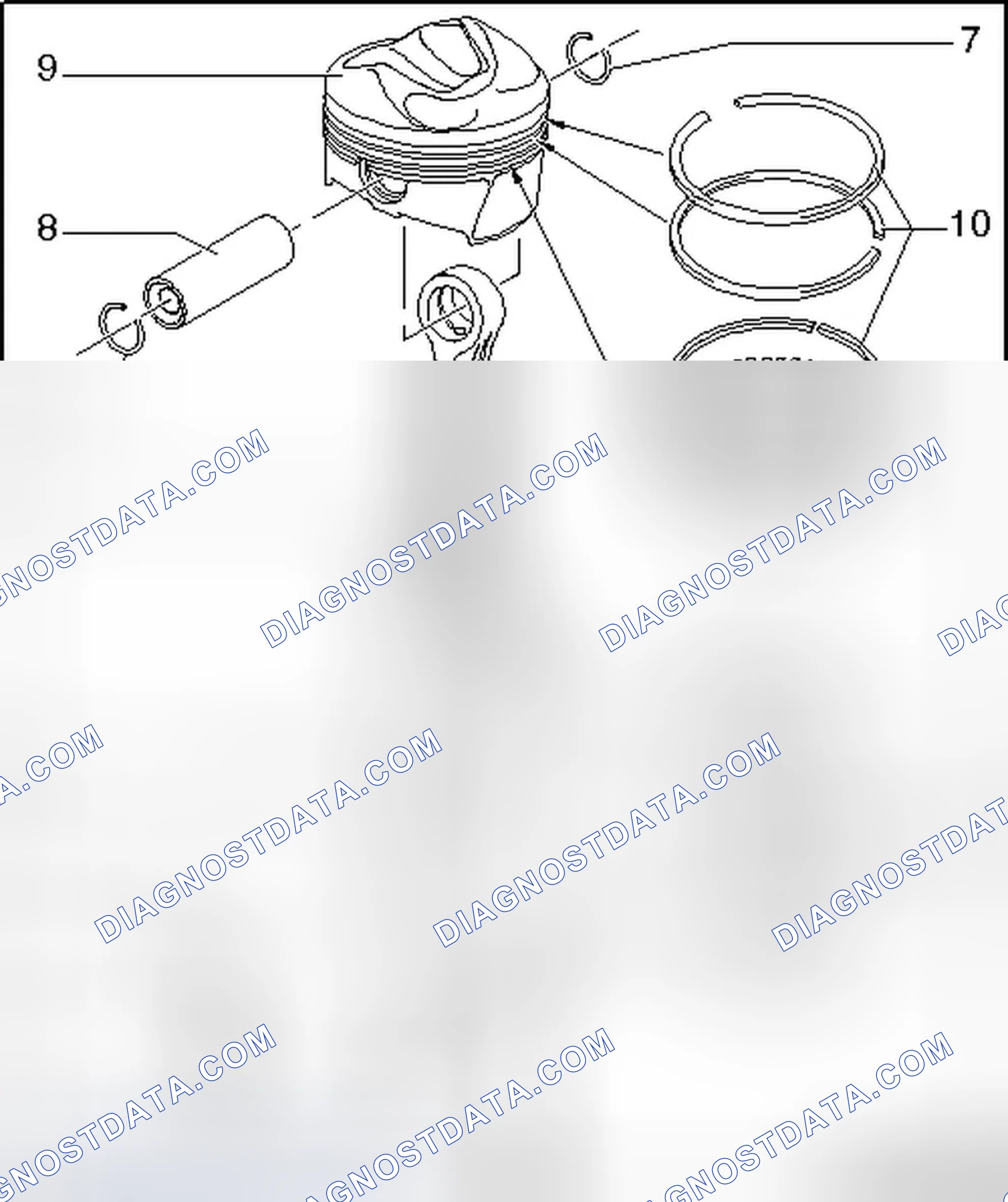 Scheme 279: PISTONS AND CONNECTING ROD OVERVIEW