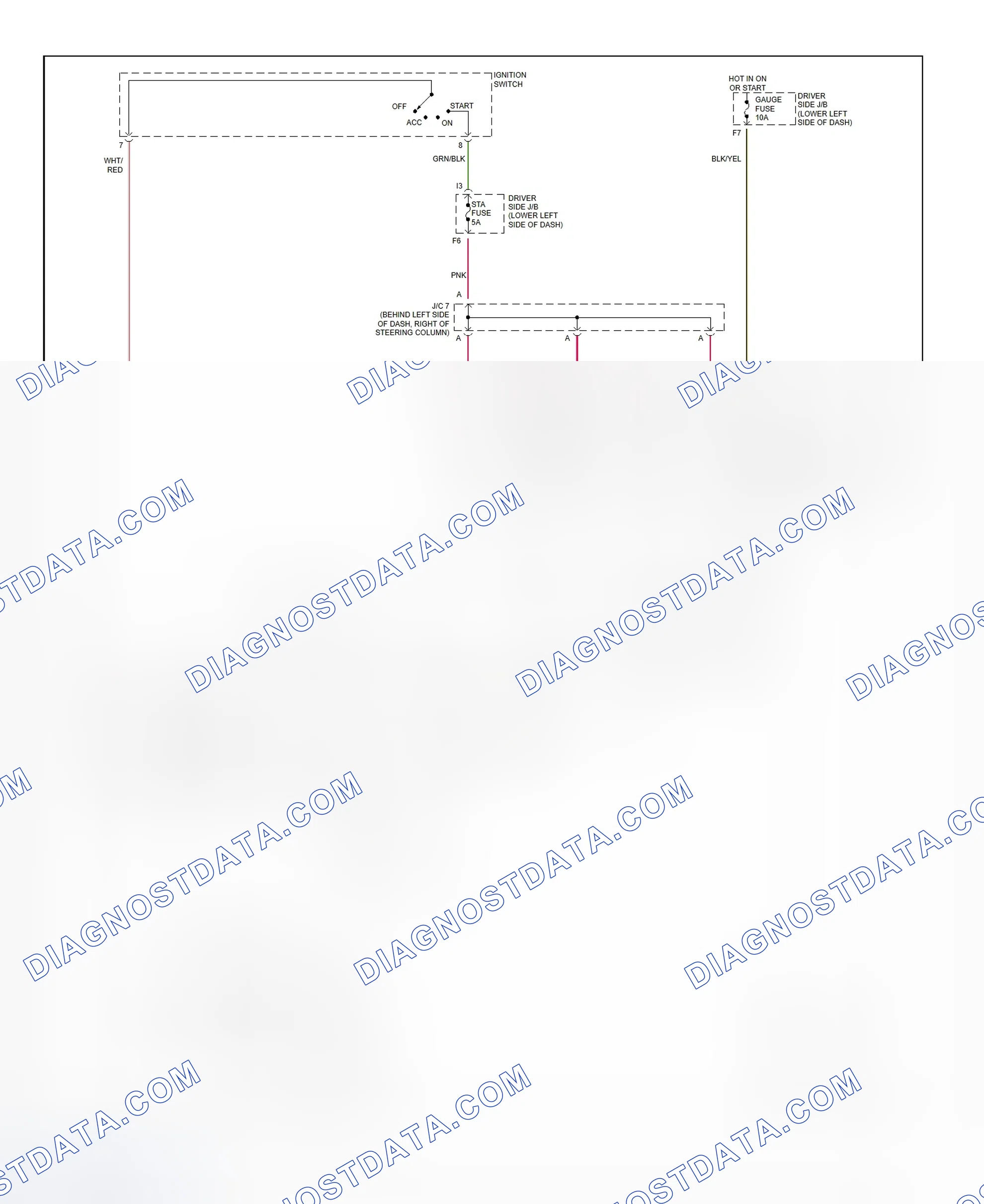 Fig. 31: Starting System Wiring Diagram (Tundra)