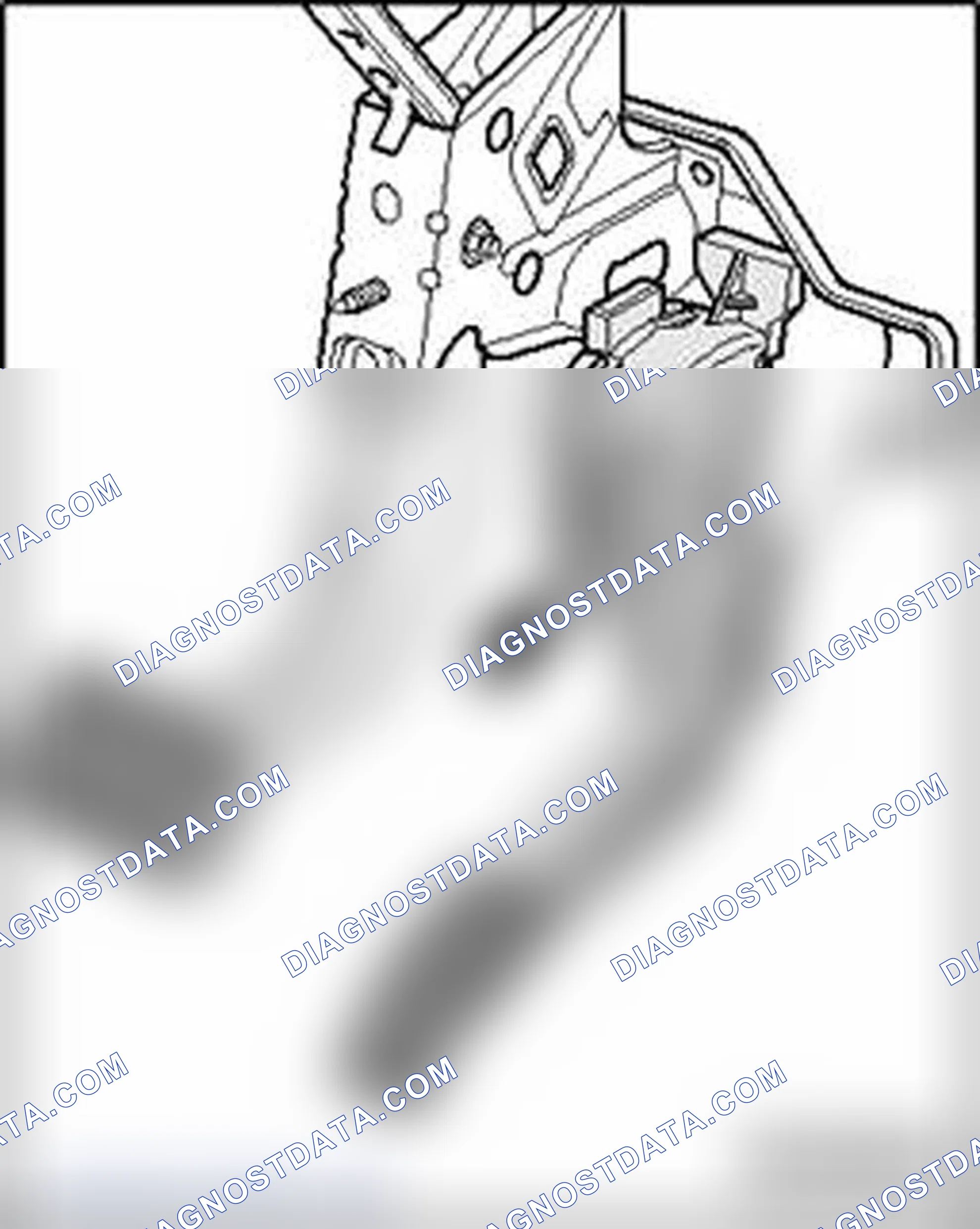 Scheme 491: Location of Throttle Position (TP) sensor -G79- and Sender 2 for accelerator pedal position -G185