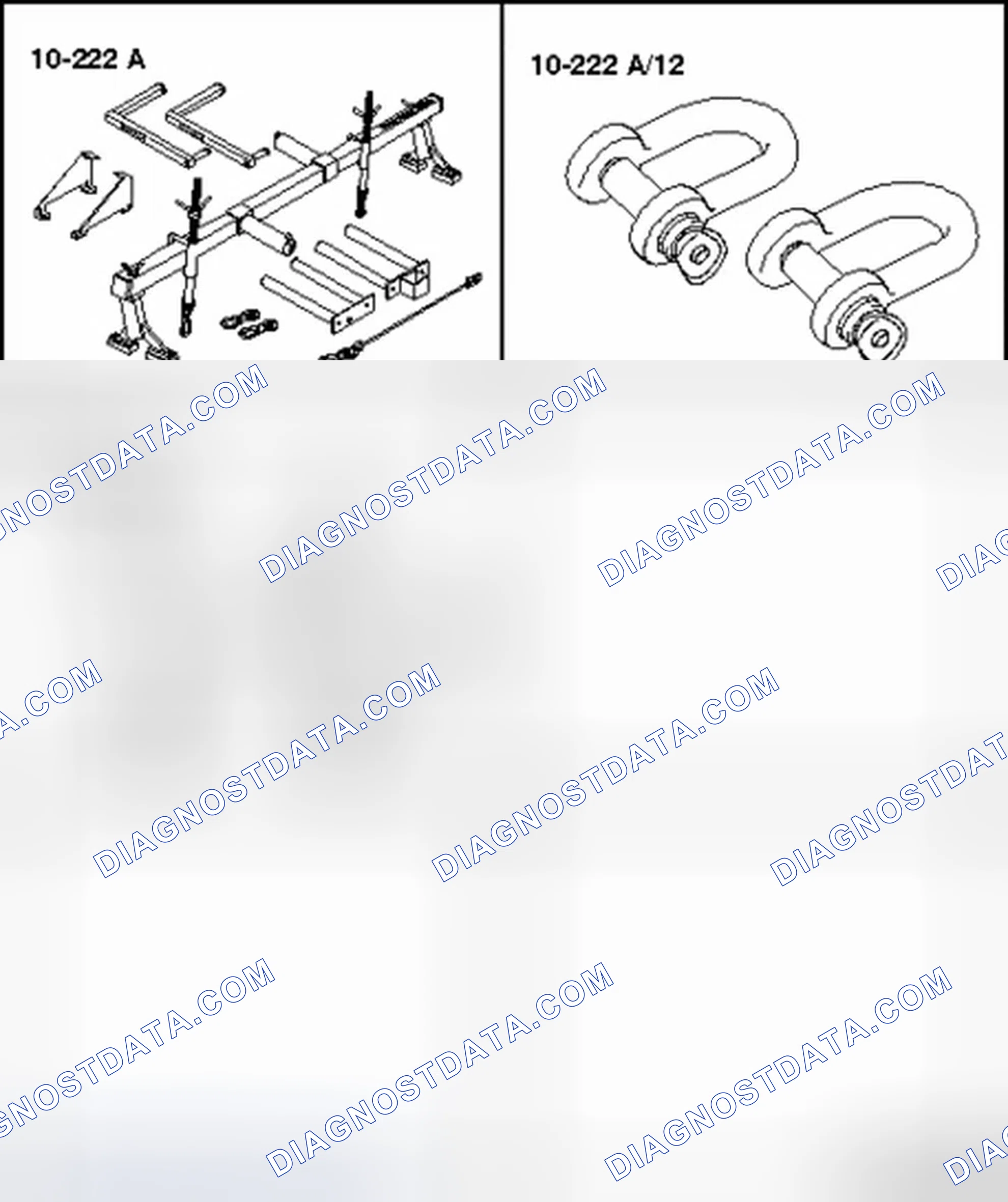 Scheme 1: Left and right engine mounts, removing and installing