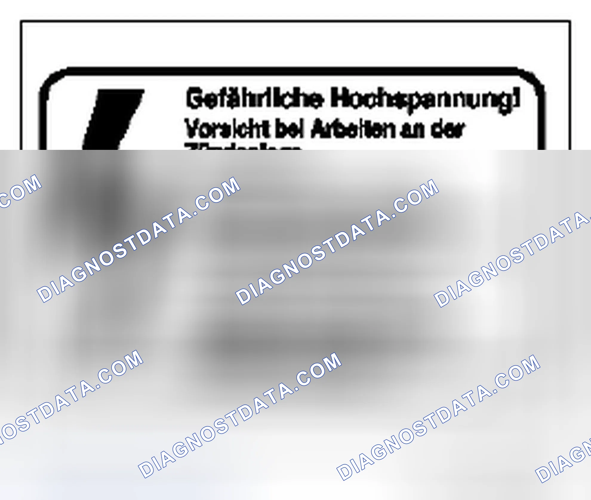 Scheme 28: Risk of death caused by contact with parts conducting high voltages. - AS15.10-Z-0001-01A