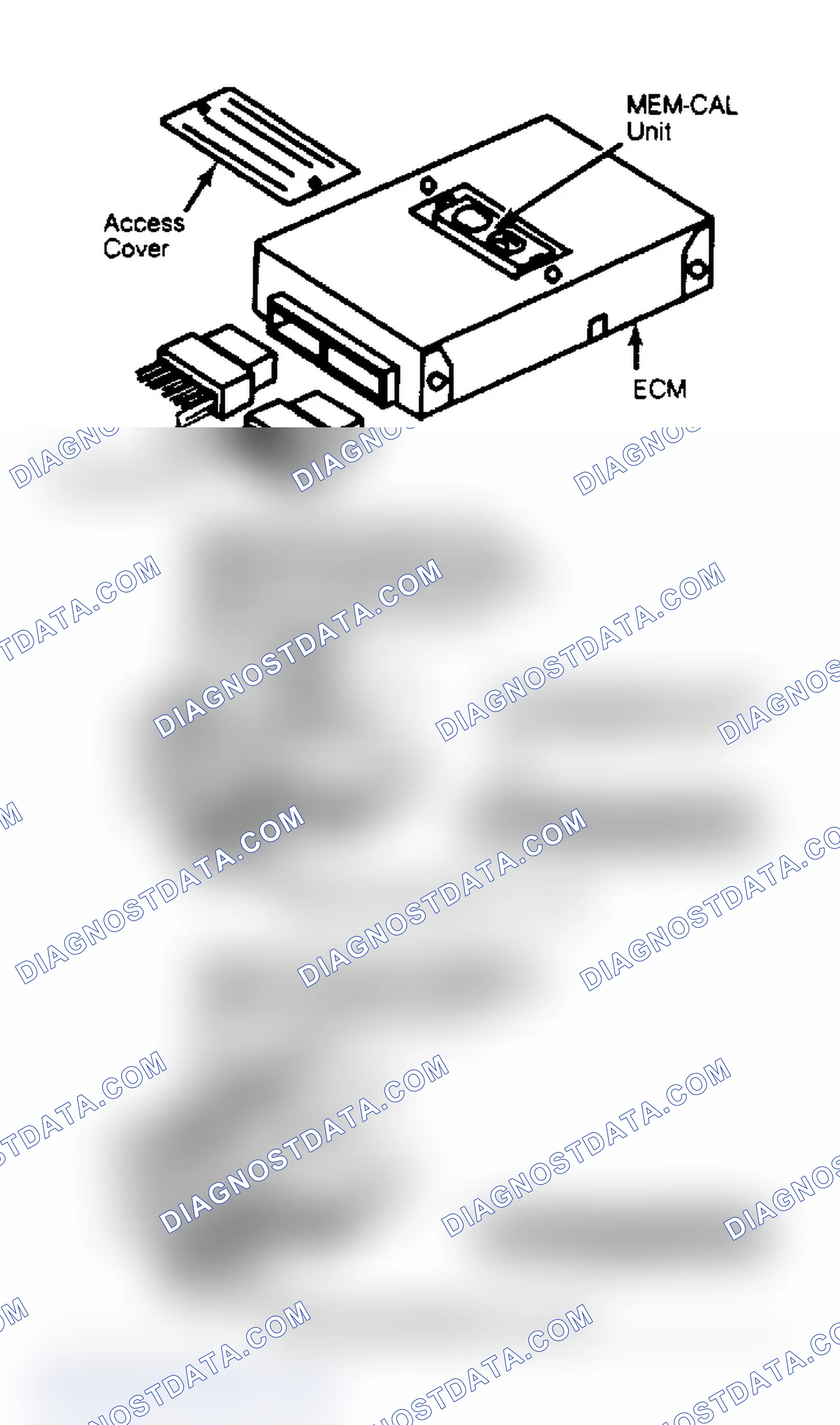 Scheme 3: Replacing MEM-CAL in Electronic Control Module of Vehicles Equipped With 2.5L Engine Only