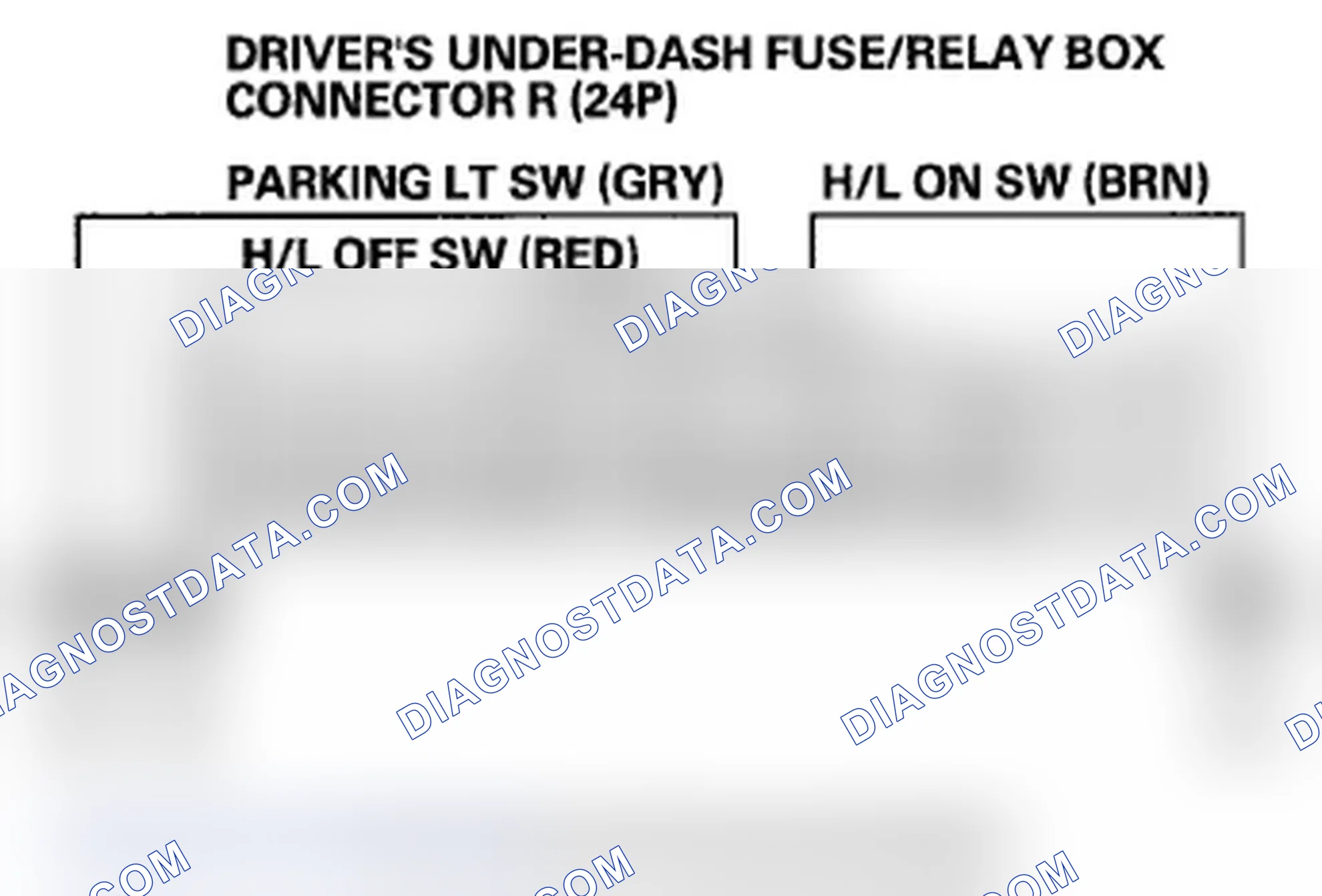 Scheme 90: DTC B1275: Headlight Switch OFF Position Circuit Malfunction; DTC B1276: Headlight Switch PARKING Po