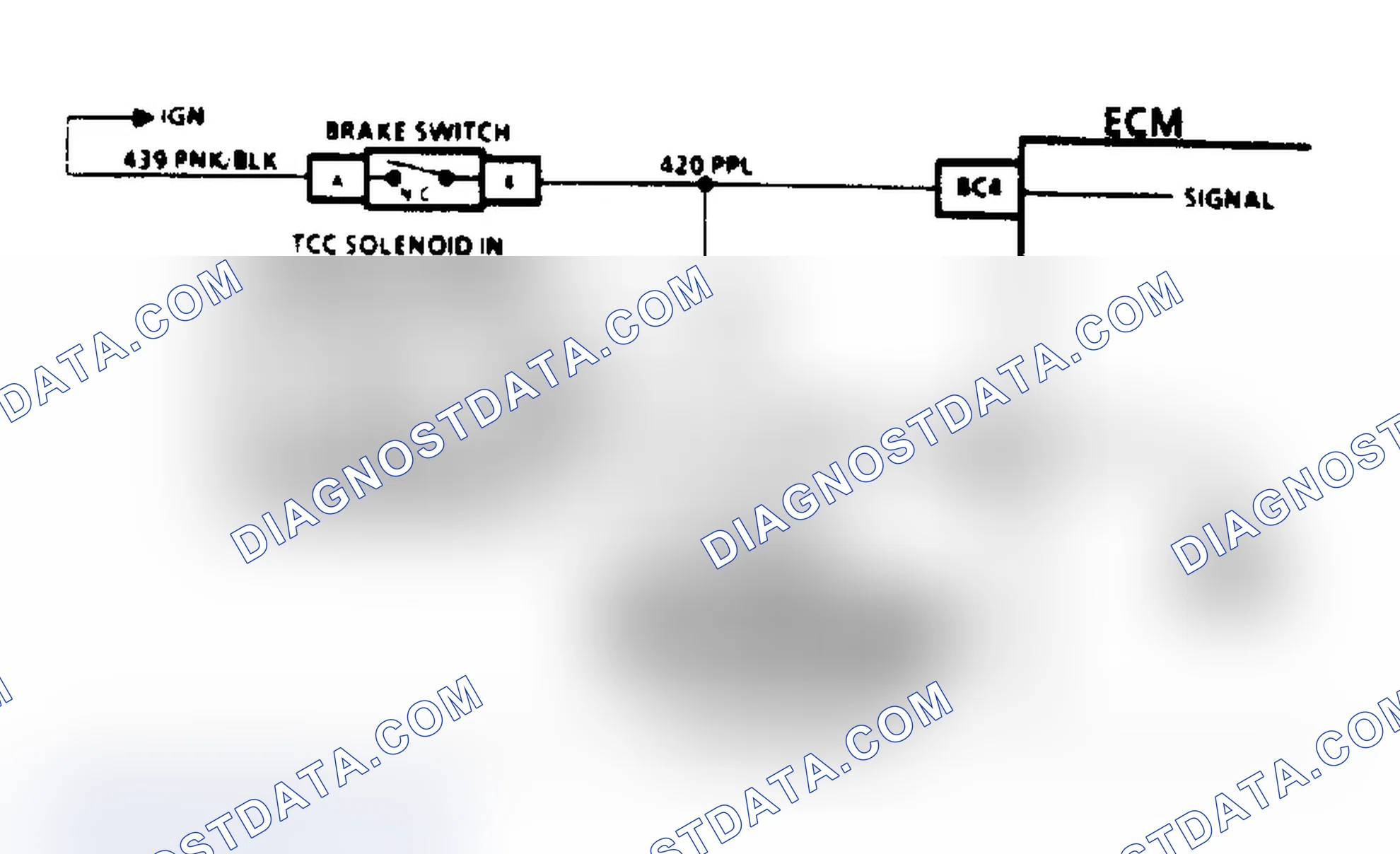 Scheme 174: CHART C-8A, TRANSMISSION CONVERTER CLUTCH (TCC) (ELECTRICAL DIAGNOSIS) 2.3L PFI
