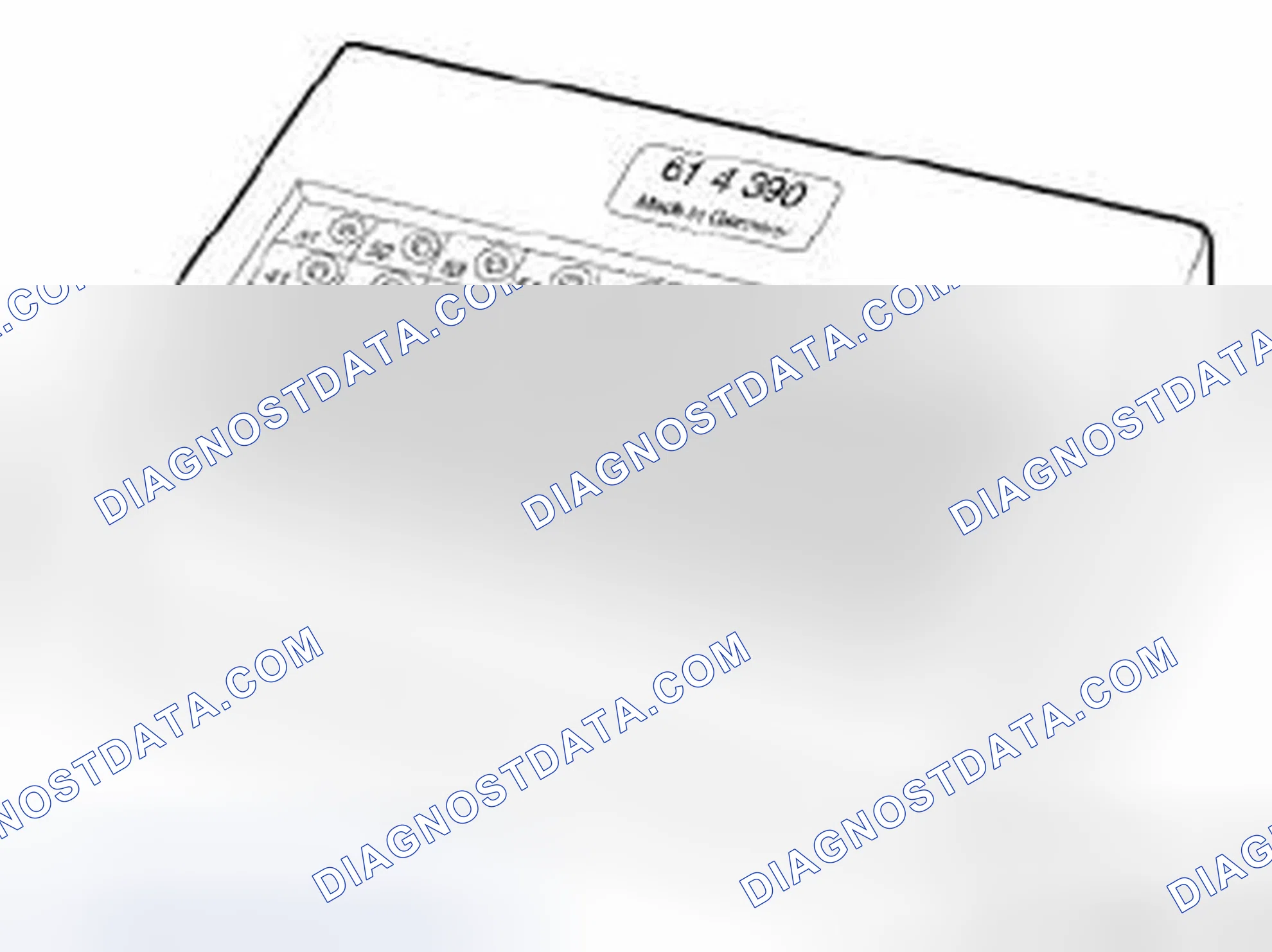 Scheme 290: 61 4 390 Measuring Box, 60-Pin