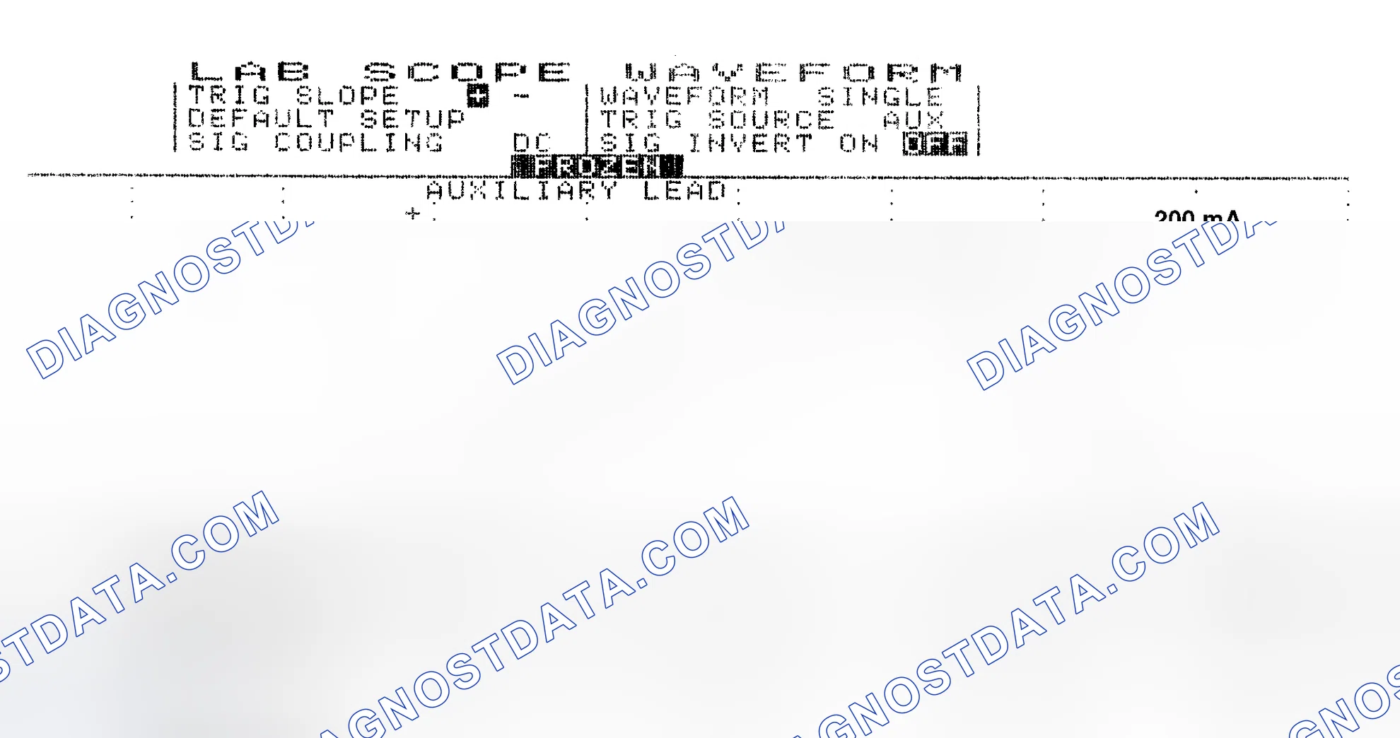 Scheme 13: Single Injector w/Normal Current Flow - Current Pattern