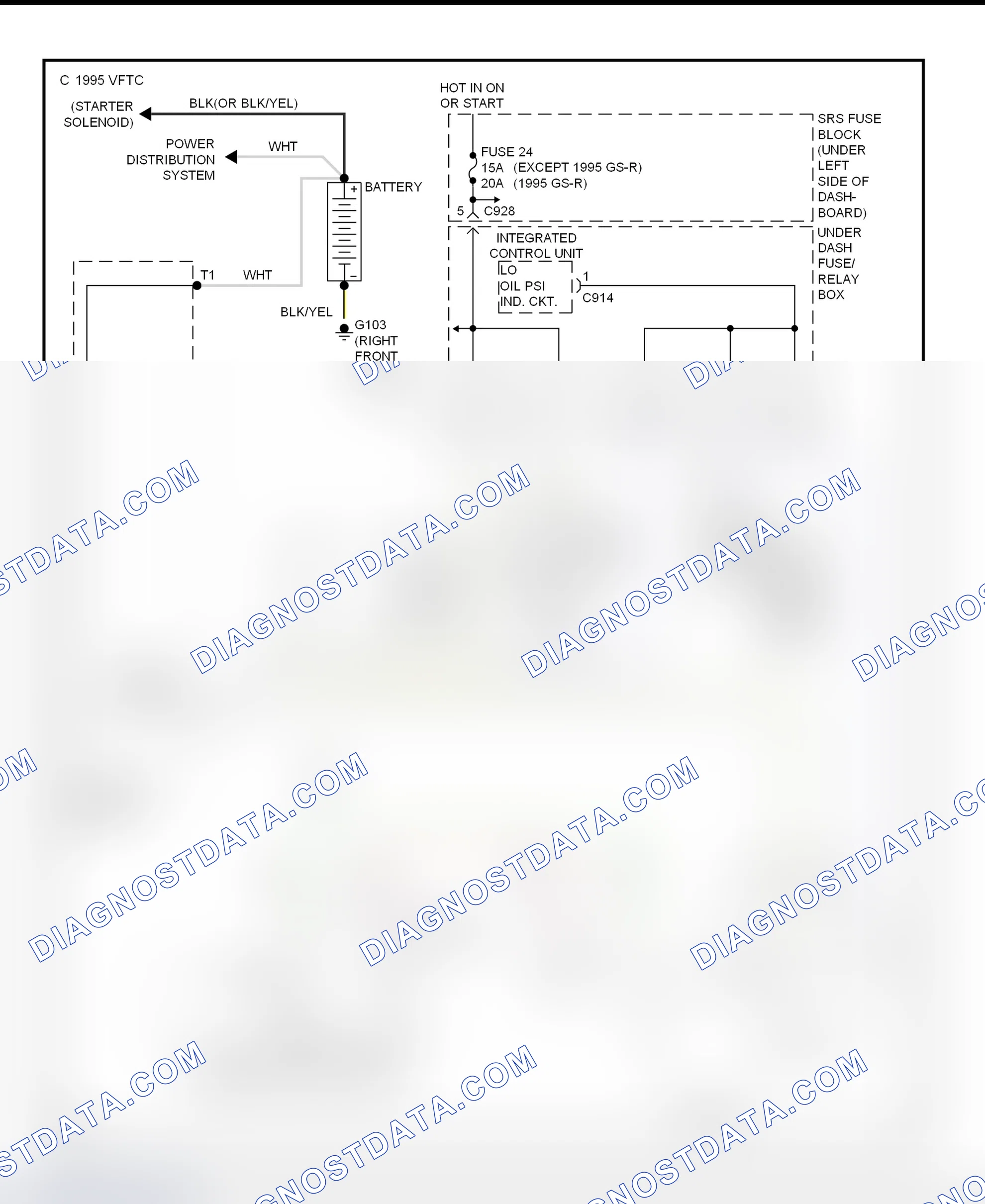Scheme 7: Charging System Wiring Diagram (Canada)