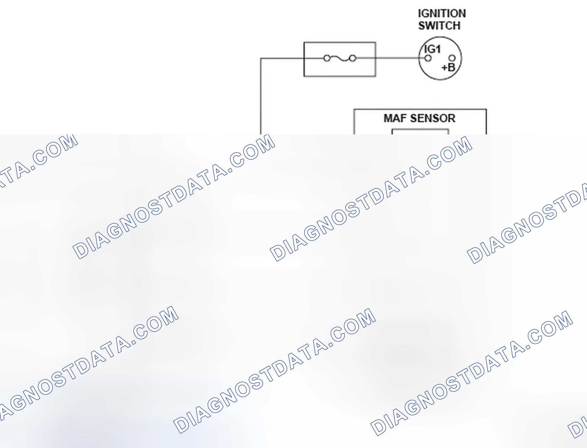Scheme 214: DTC P0102: Mass Airflow (MAF) Sensor Circuit Low Voltage