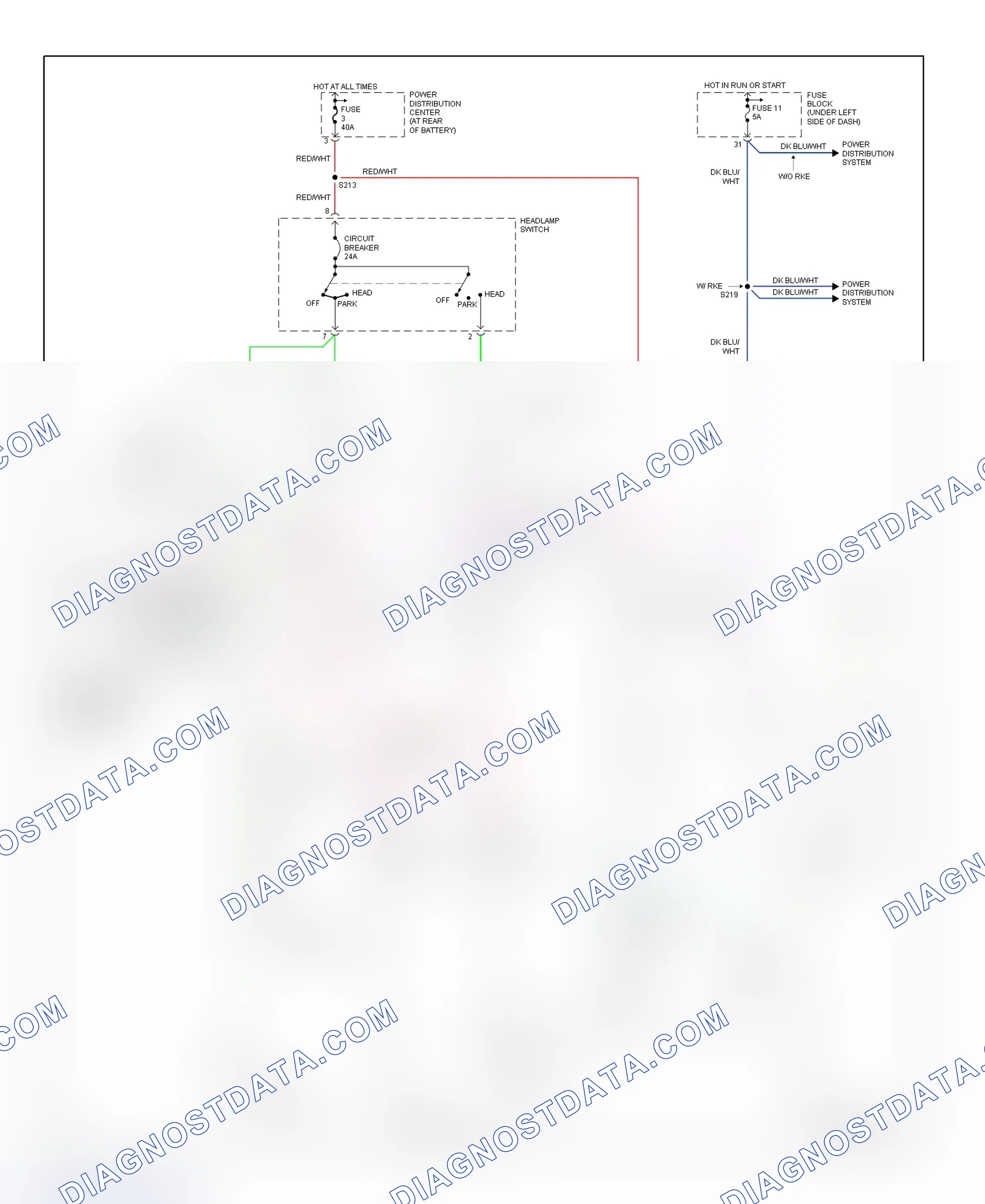 Scheme 19: Daytime Running Lights Wiring Diagram (Neon)