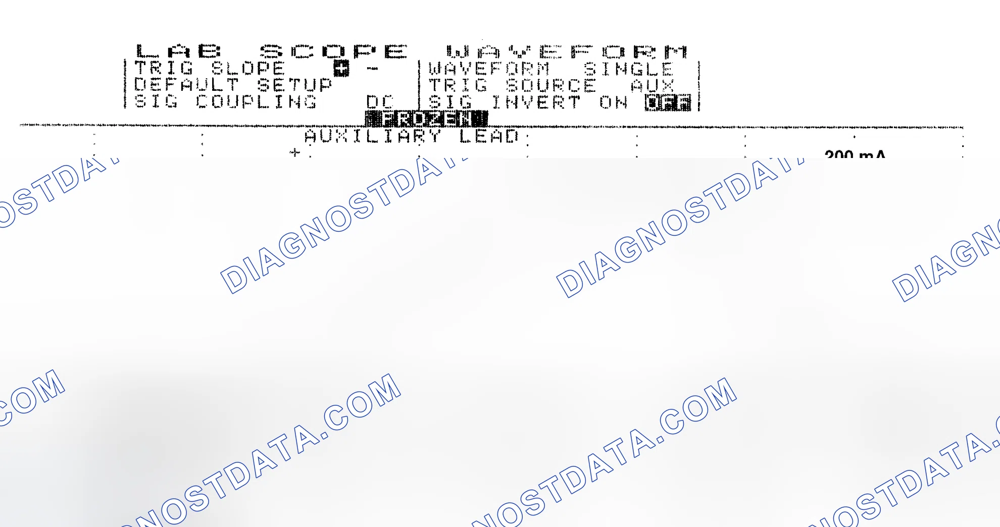 Scheme 13: Single Injector w/Normal Current Flow - Current Pattern