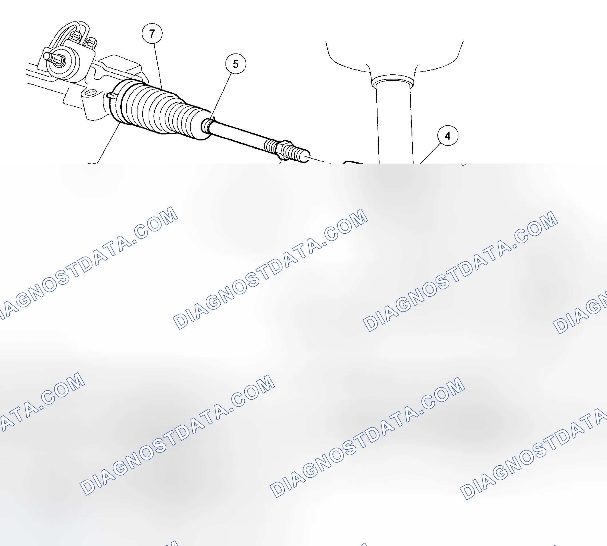 Scheme 52: Steering Linkage - Exploded View