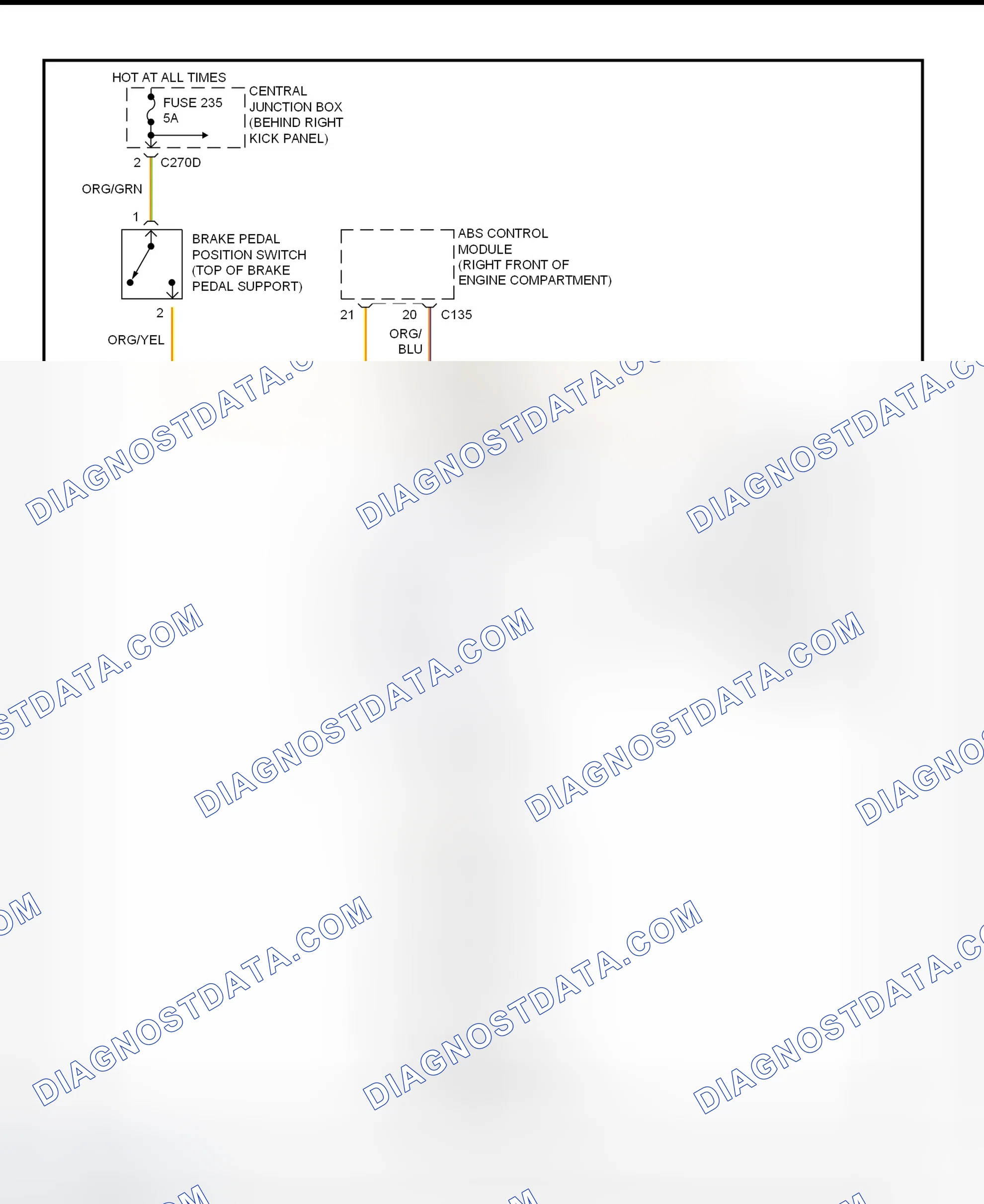 Fig. 23: Shift Interlock System Wiring Diagram (LS With IVD)