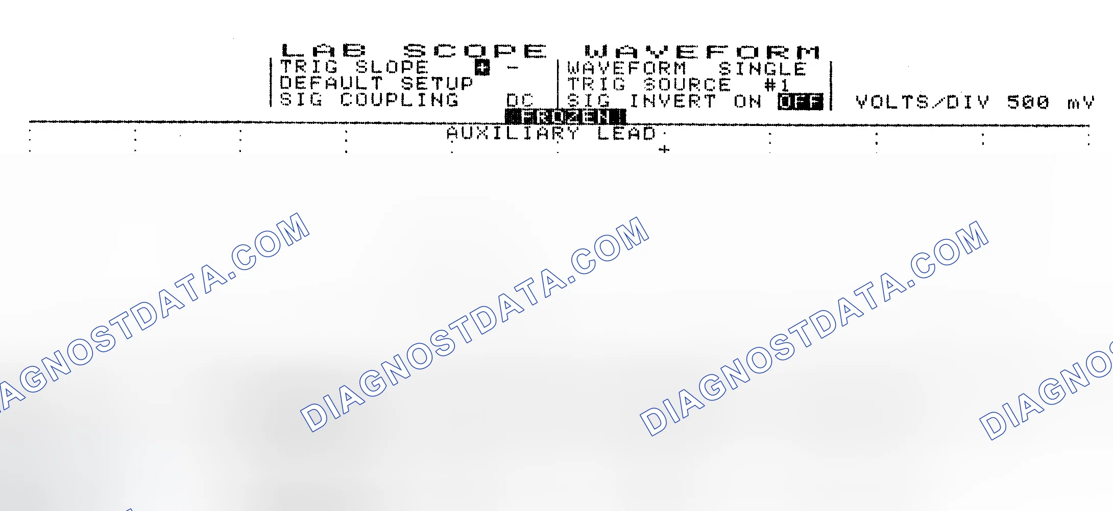 Scheme 10: Single Injector w/Excessive Current Flow - Current Pattern