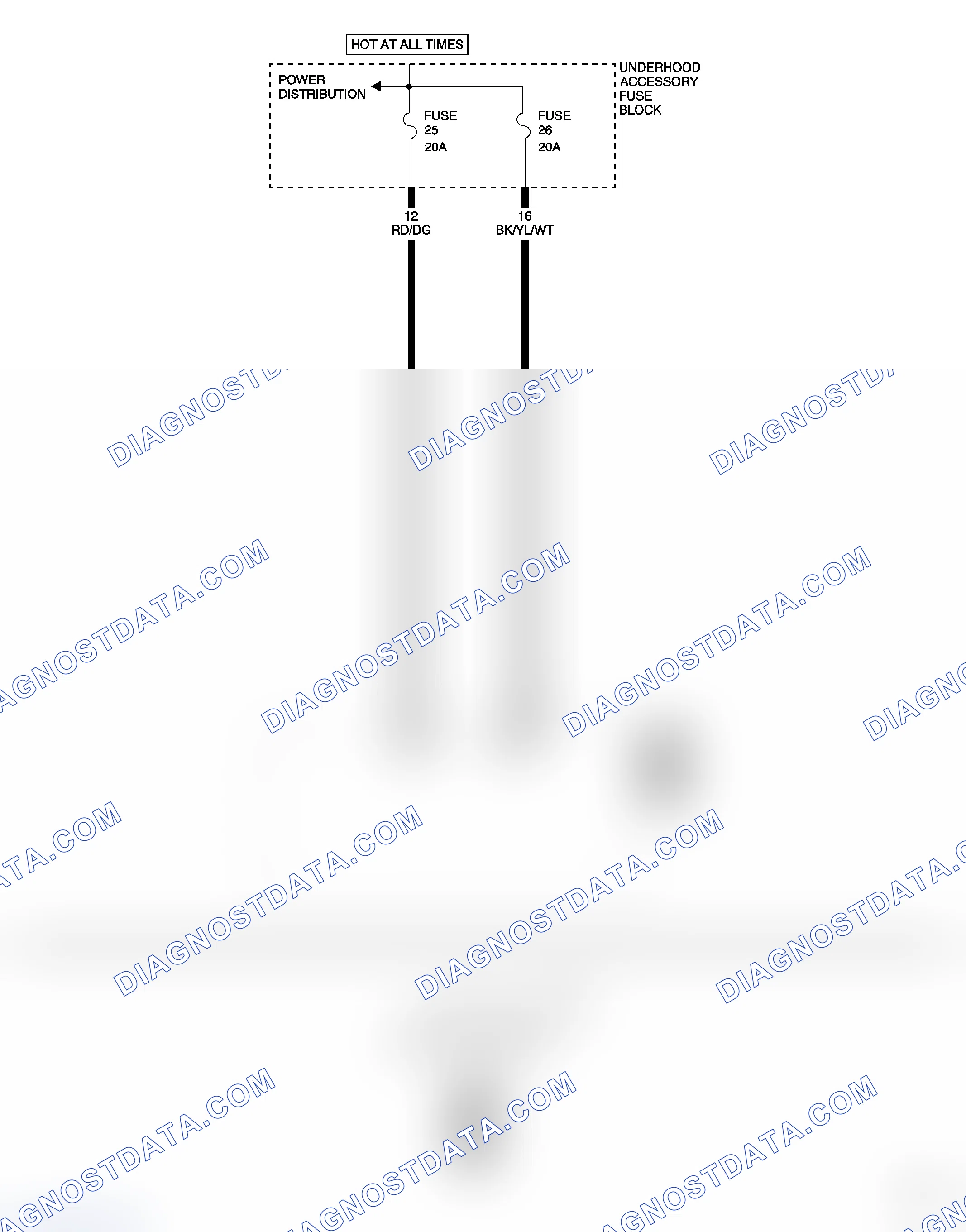 Scheme 68: CENTRAL LOCKING PUMP/SECURITY SYSTEM MODULE SYSTEM UNDER VOLTAGE