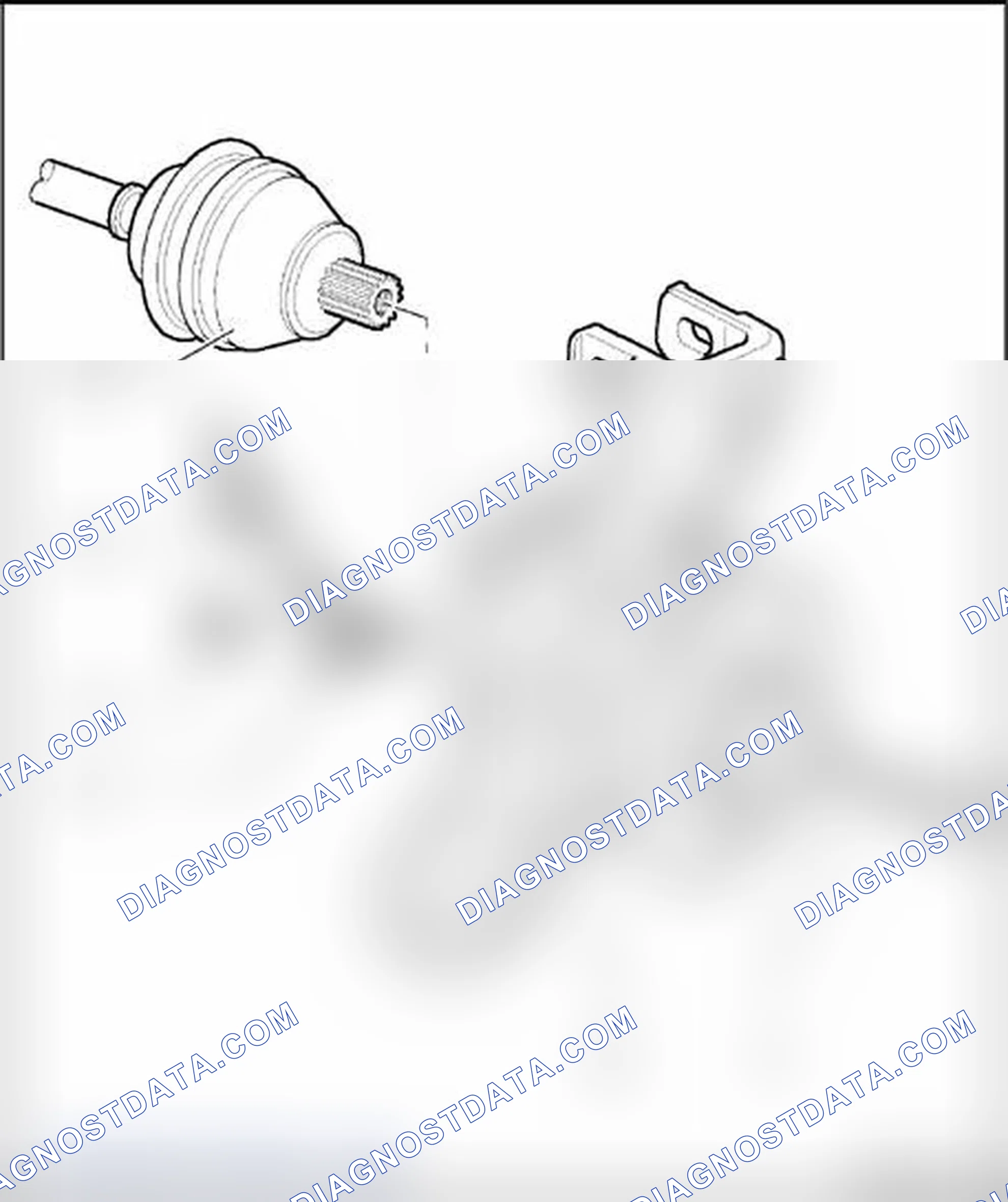 Scheme 25: ABS system components on rear axle, removing and installing