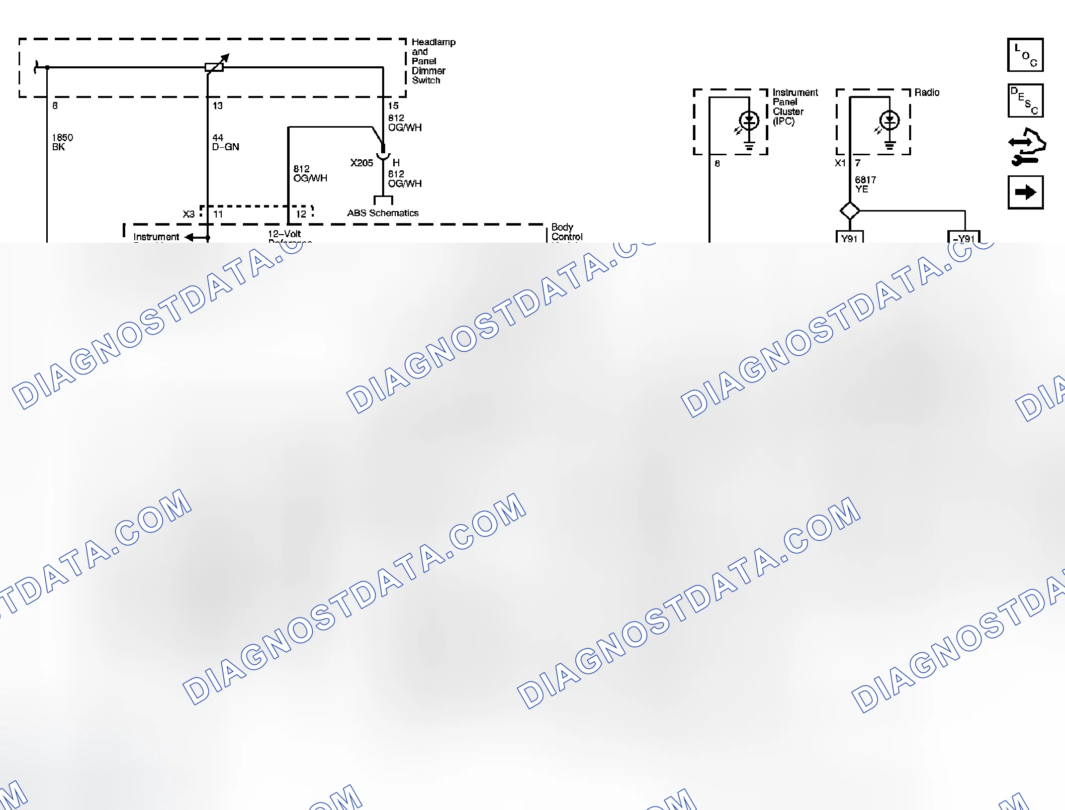 Scheme 17: Interior Lights Dimming Schematics