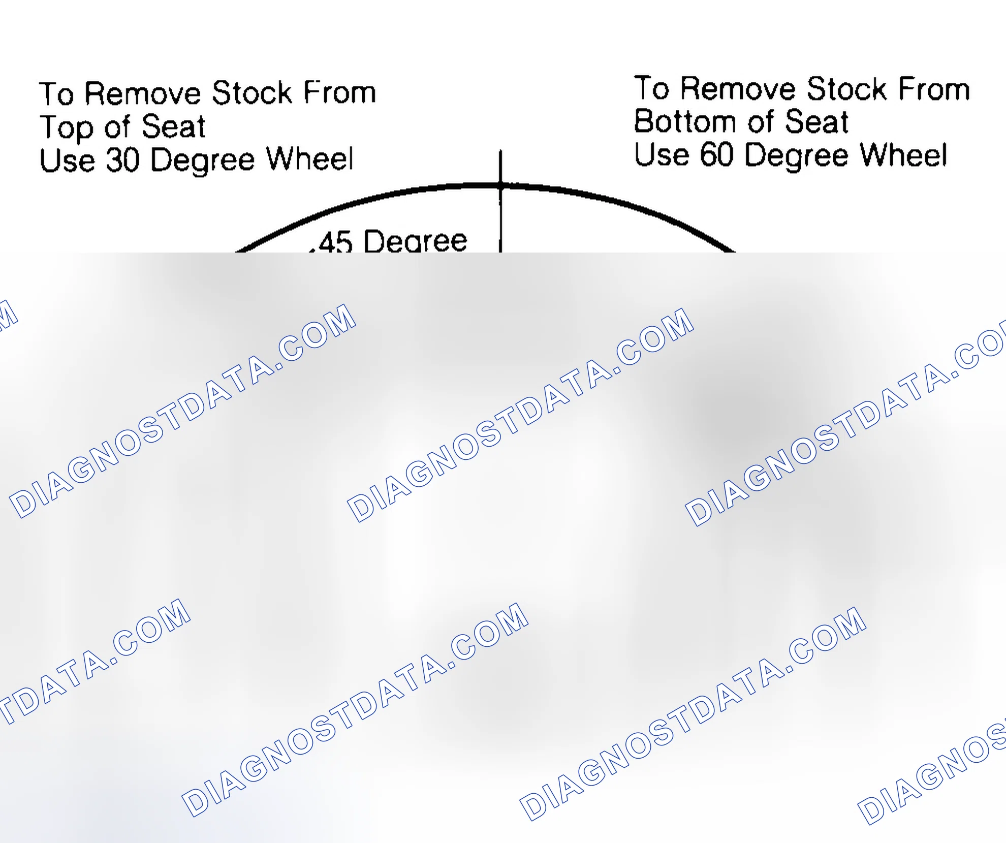 Scheme 19: Adjusting Valve Seat Width