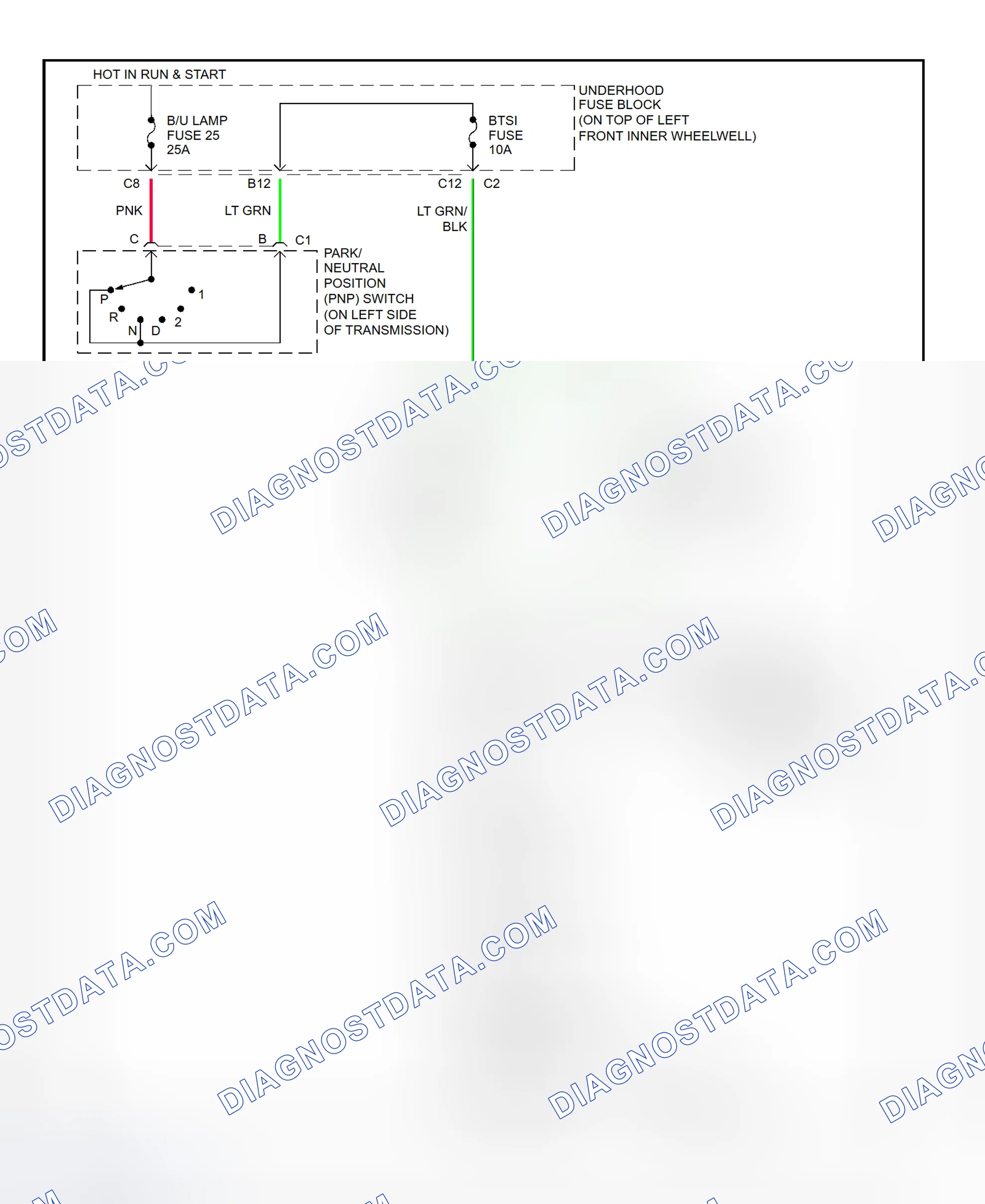 Scheme 33: Shift Interlock System Wiring Diagram (2002 Blazer - Jimmy Canadian With Floor Shift)