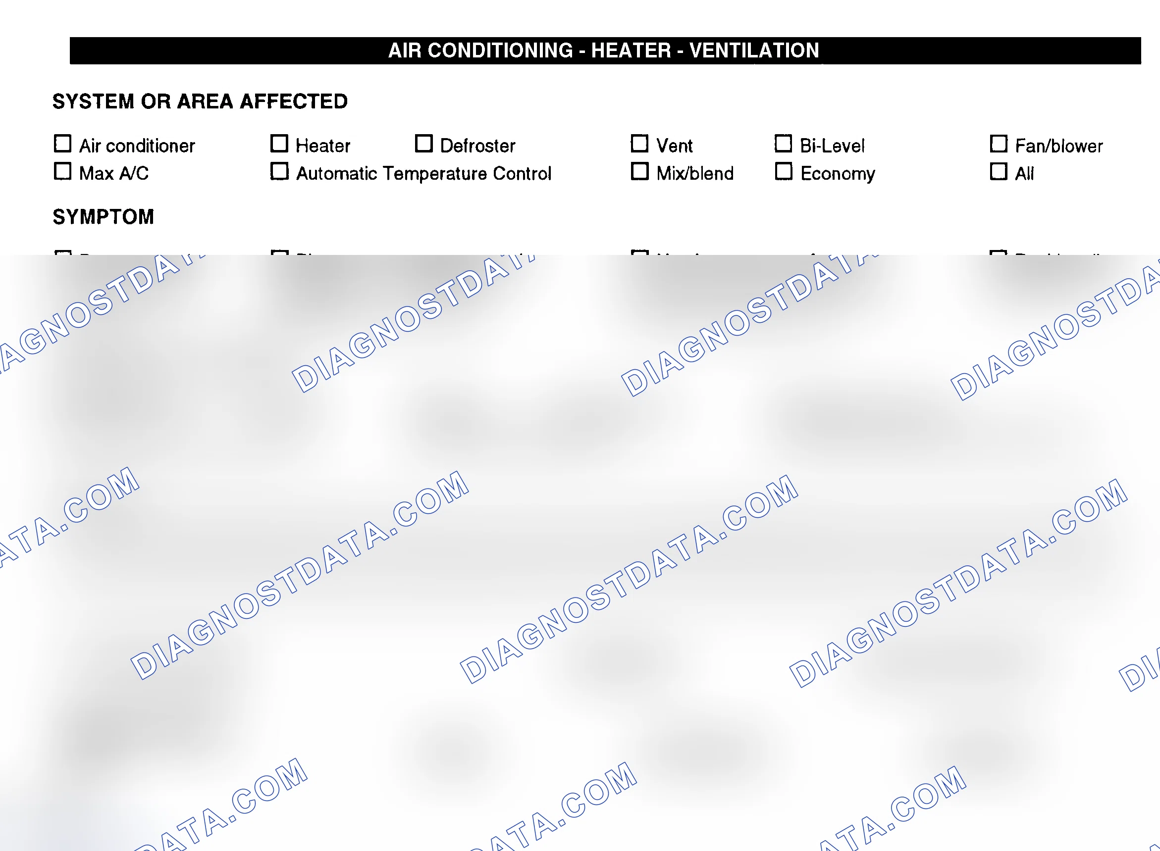 Scheme 8: Air Conditioning, Heater & Ventilation