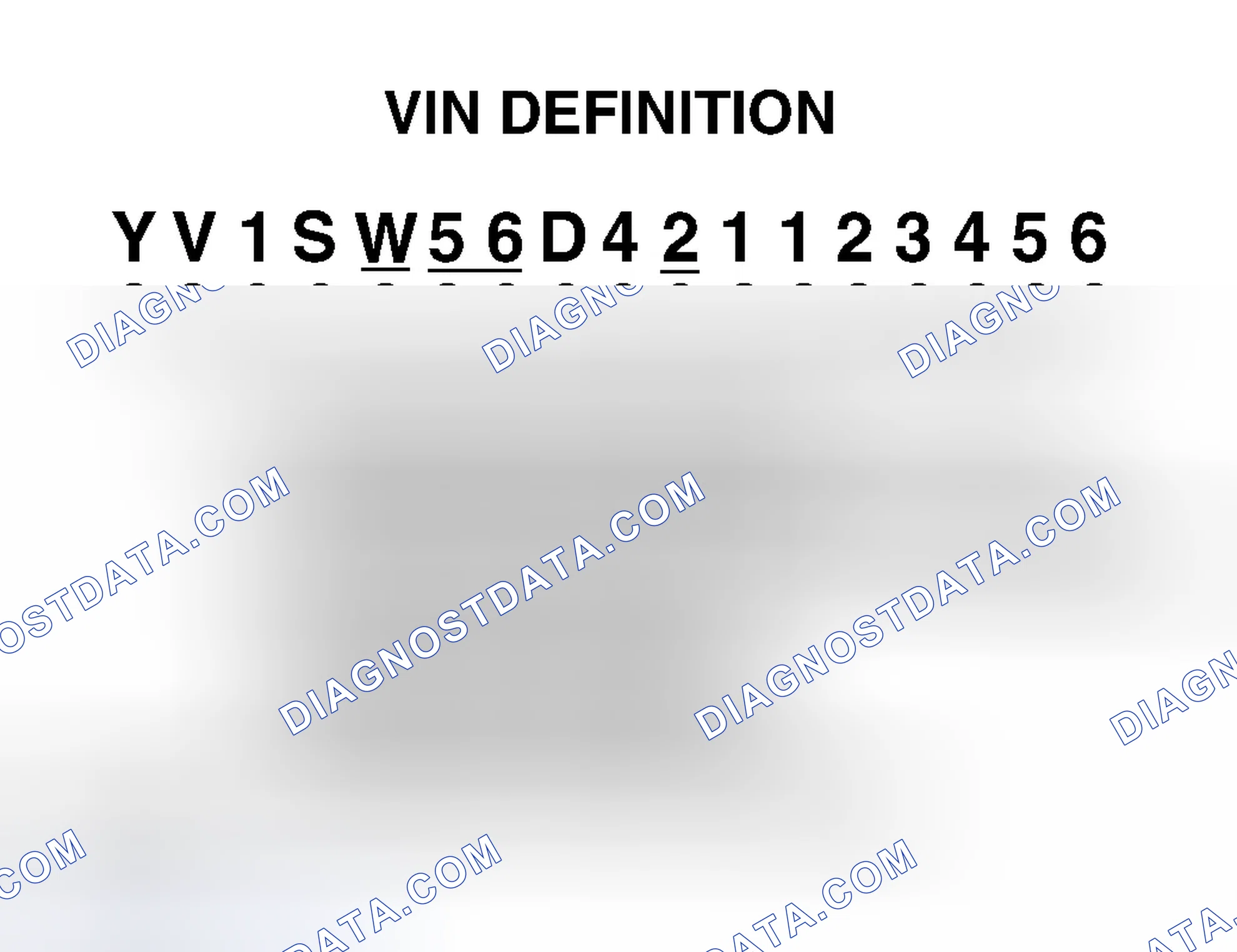 Scheme 1: VEHICLE IDENTIFICATION NUMBER DESCRIPTION