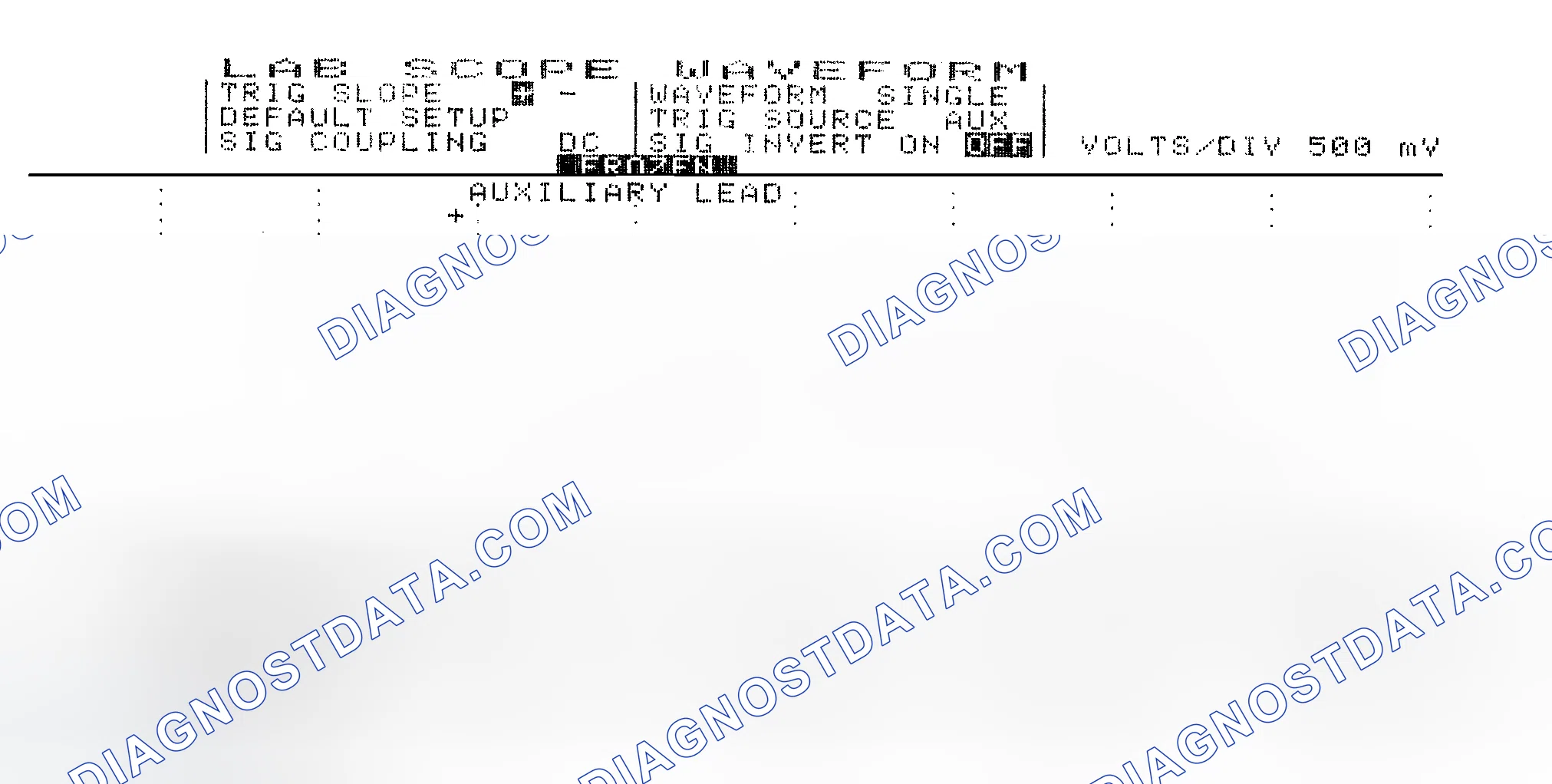 Scheme 14: Single Injector w/Excessive Current Flow - Current Pattern