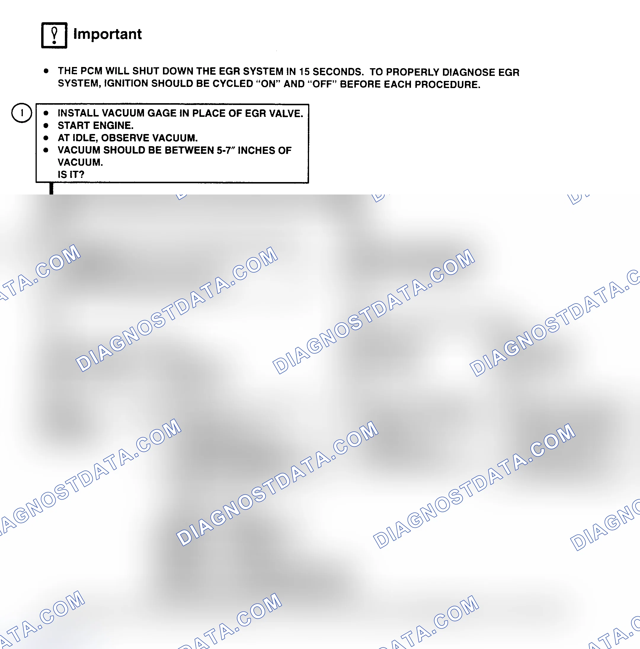 Scheme 150: DTC 32 Flow Chart (6.5L Diesel) EGR Circuit Error