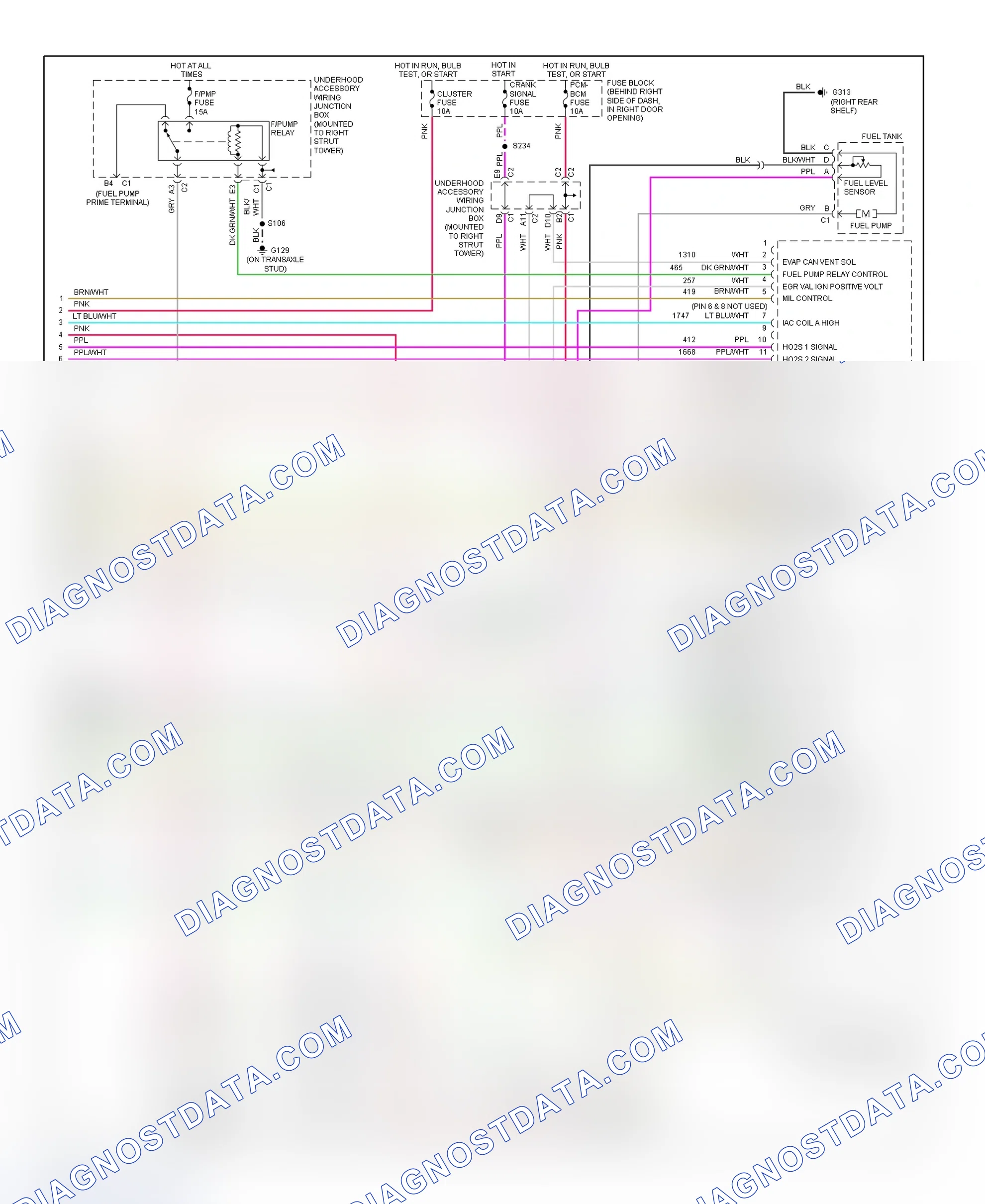 Scheme 159: PCM Wiring Diagram (Regal - 3.8L VIN K - 4 Of 4)