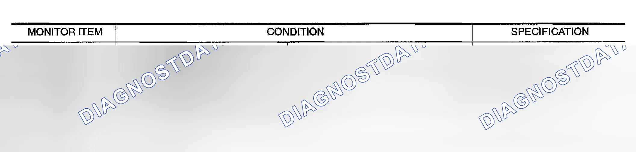 Scheme 671: CONSULT-II Reference Value in Data Monitor Mode