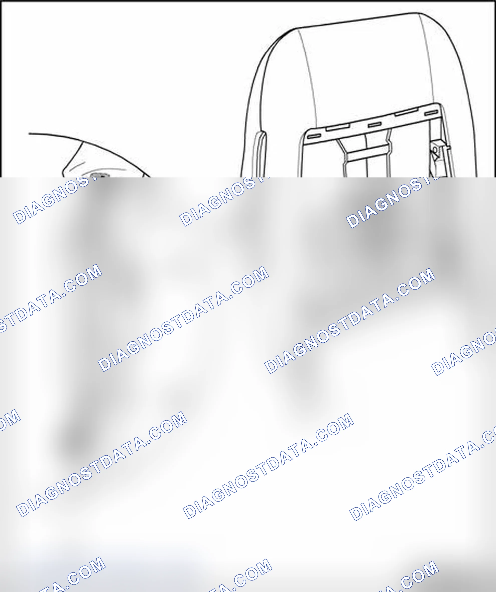 Scheme 265: Guide for side airbag, assembly overview