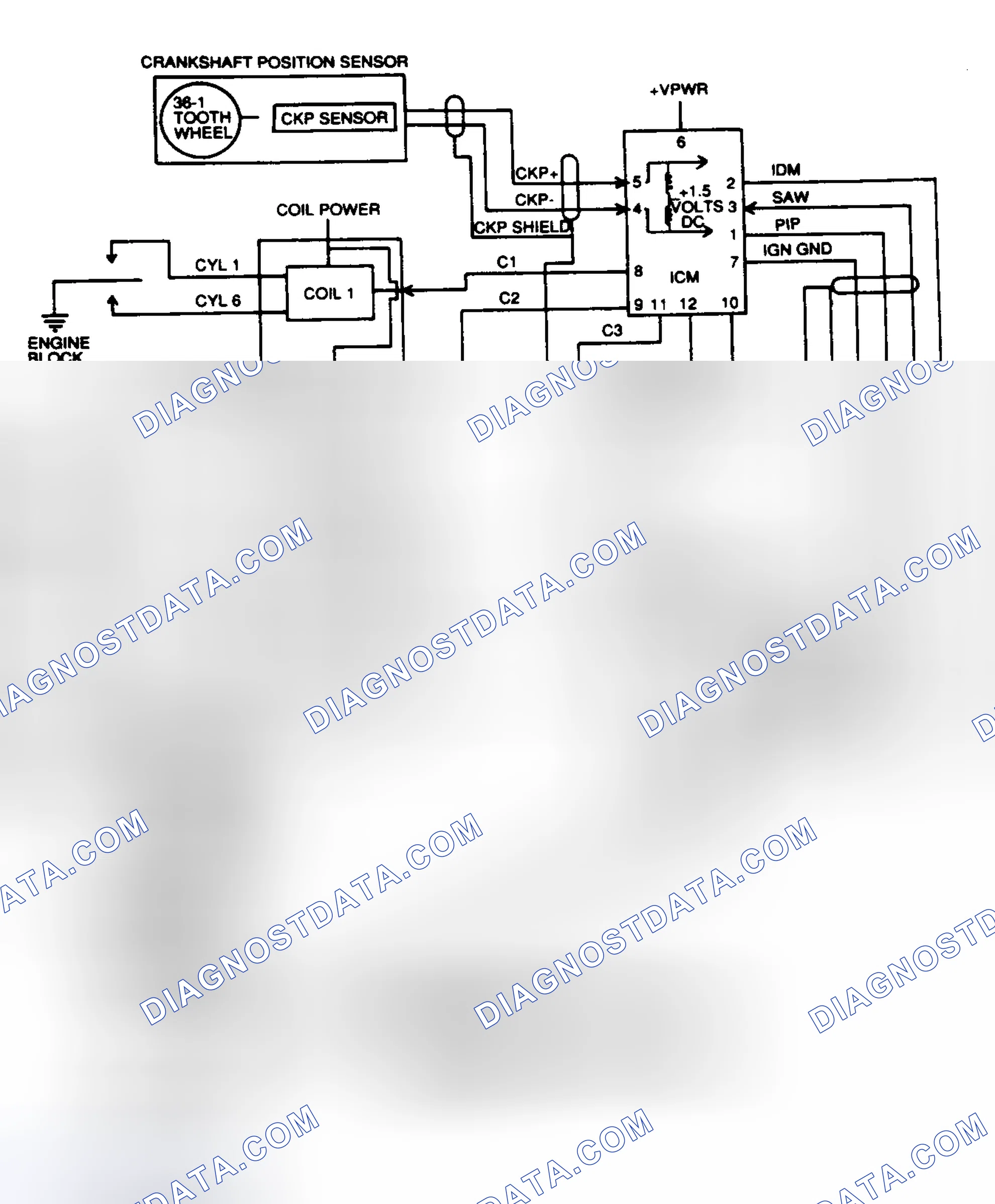 Scheme 50: EI Block Diagram (4.6L)