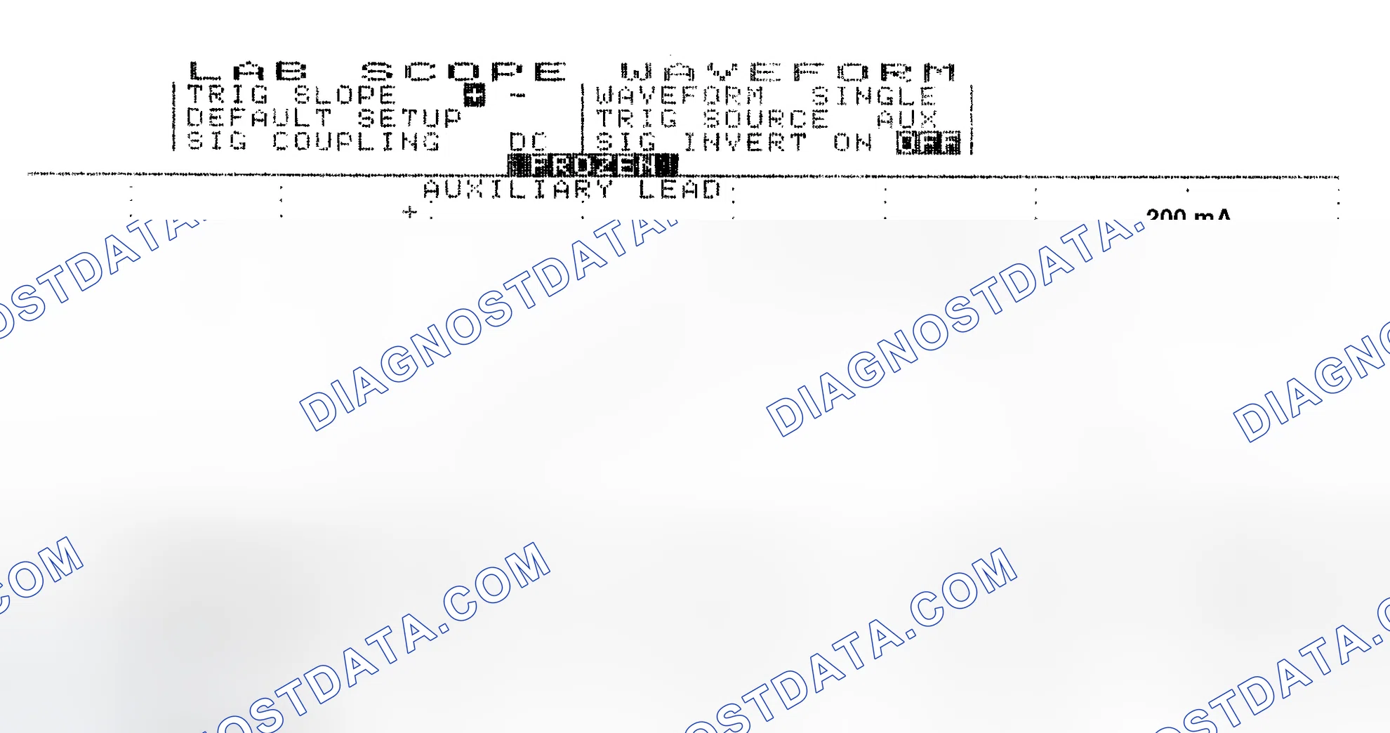 Scheme 13: Single Injector w/Normal Current Flow - Current Pattern